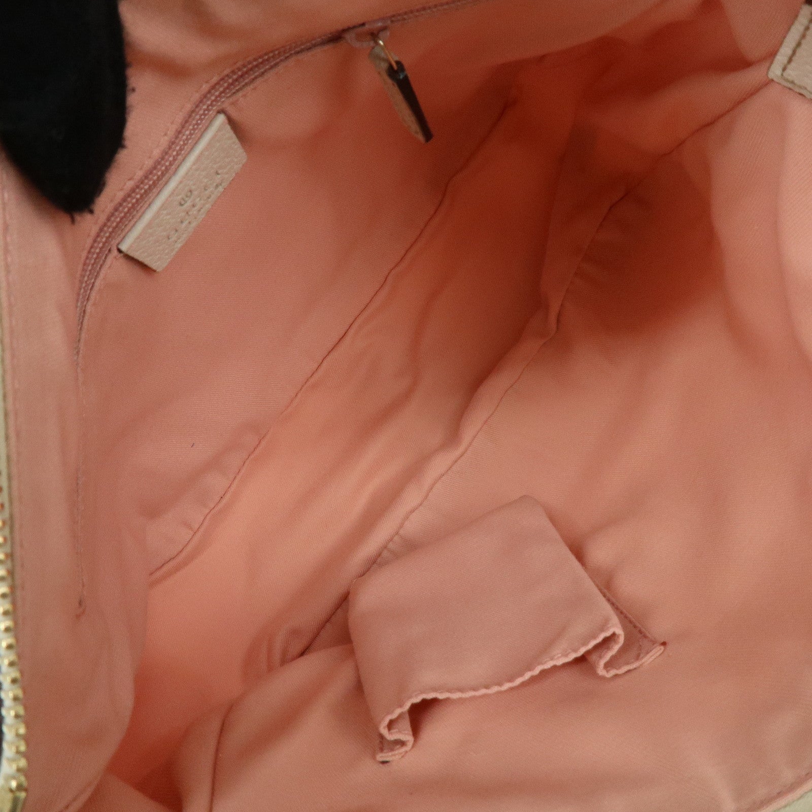 GUCCI GG Canvas Leather Shoulder Bag Hand Bag Pink White 146244