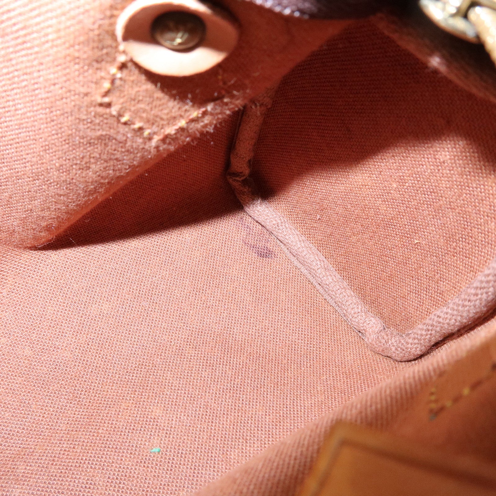 Louis Vuitton Monogram Mini Speedy Hand Shoulder Bag Brown M41534