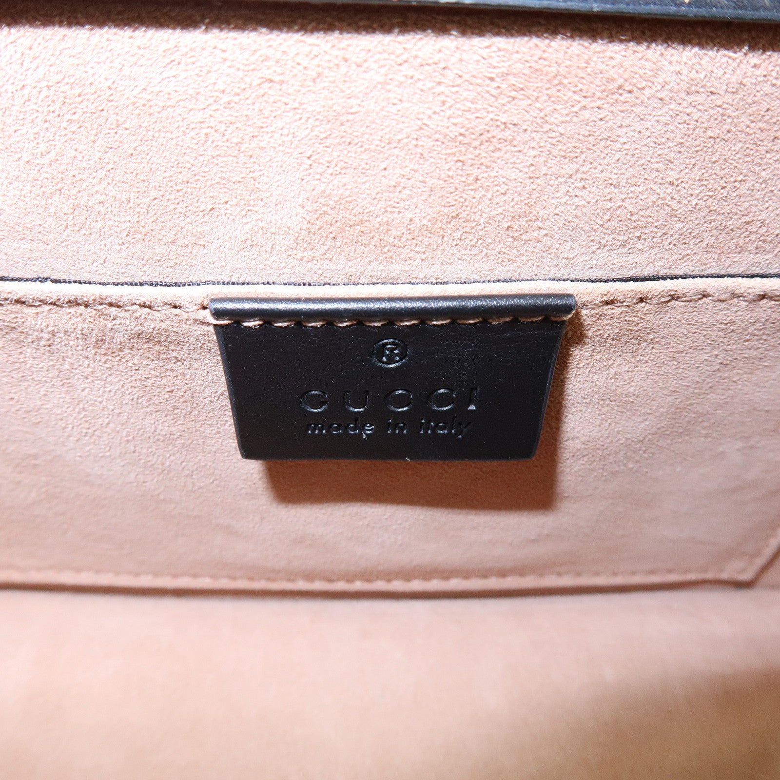 GUCCI Sherry Sylvie Pony Hair Leather 2Way Hand Bag Leopard 470270