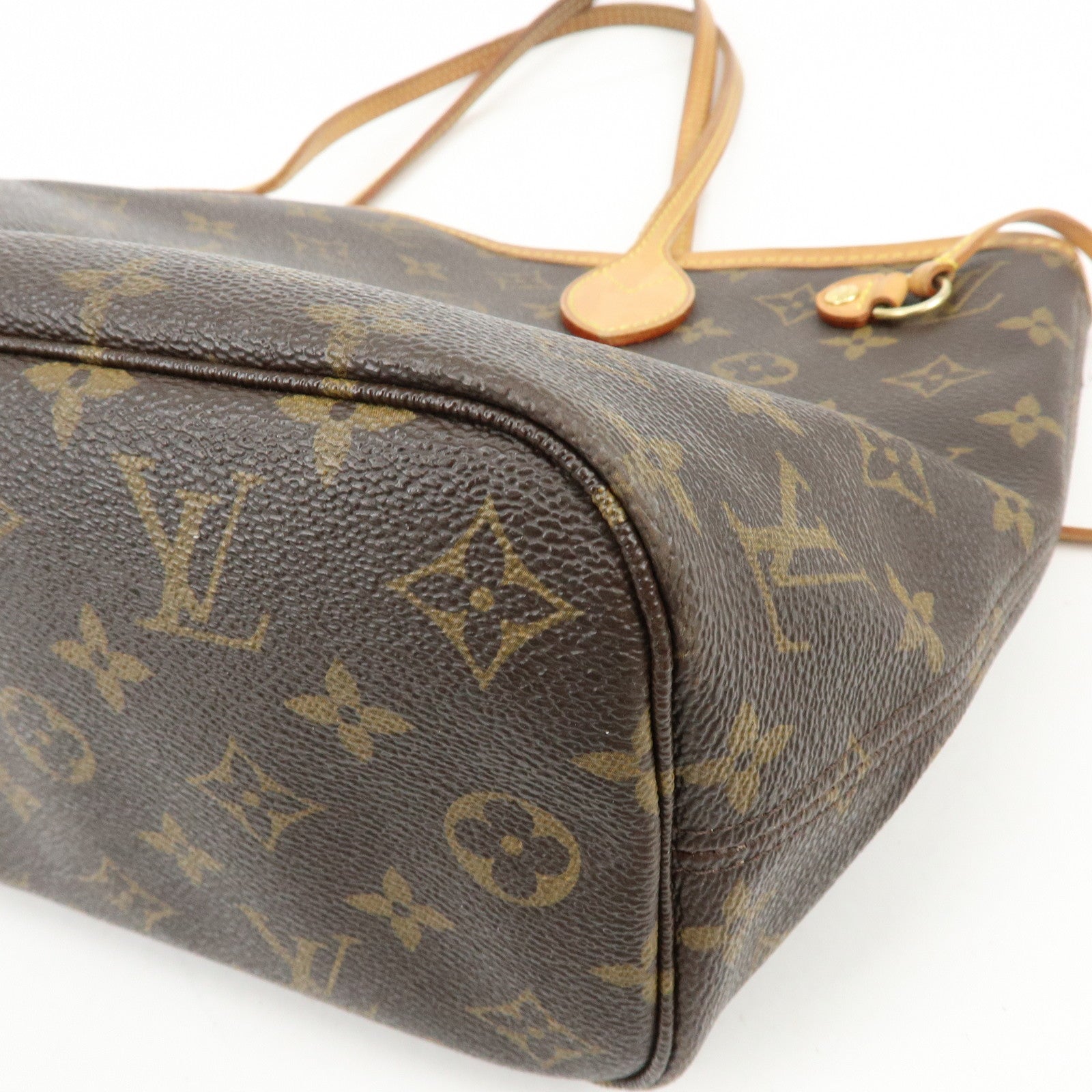 Louis Vuitton Monogram Neverfull PM Tote Bag Hand Bag Brown M40155