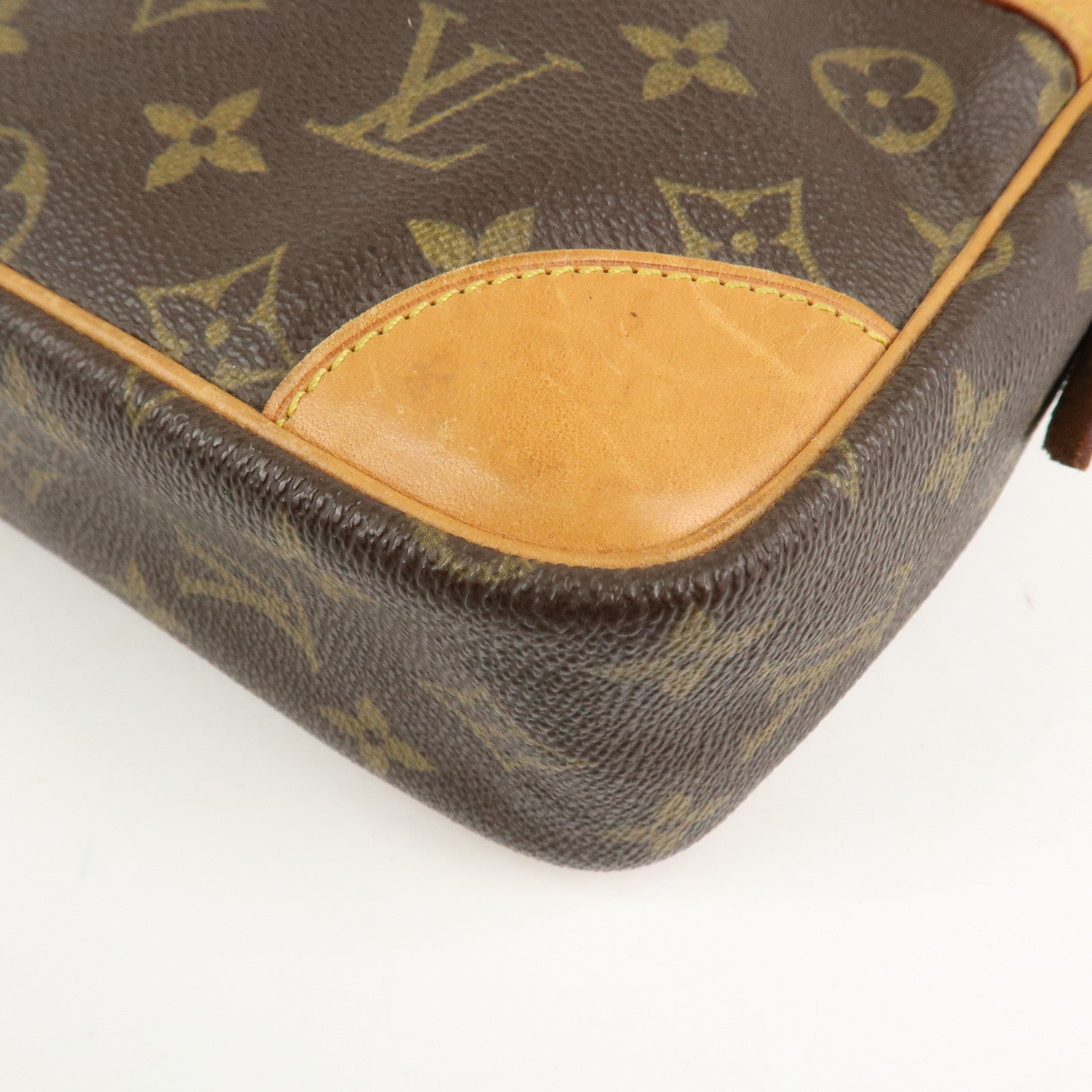 Louis Vuitton Monogram Compiegne 28 Pouch Clutch Bag Brown M51845 Used