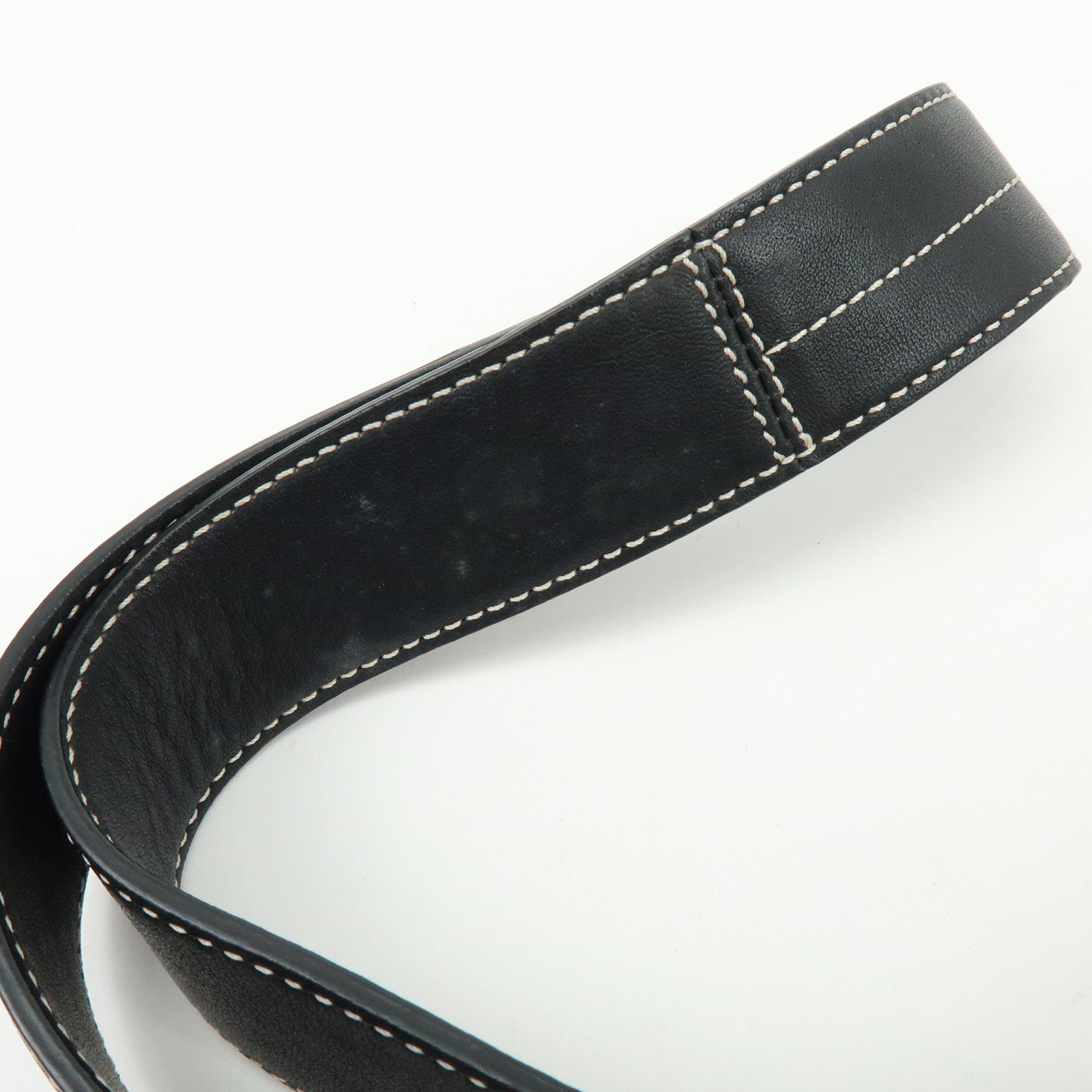 COACH Signature Canvas Leather Shoulder Bag Crossbody Bag Black