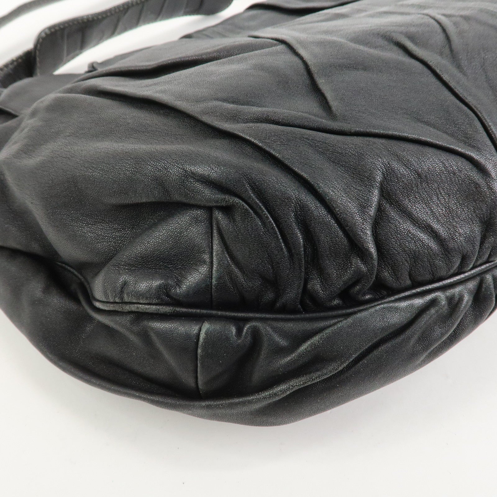 Dolce&Gabbana Leather 2Way Bag Shoulder Crossbody Bag Black