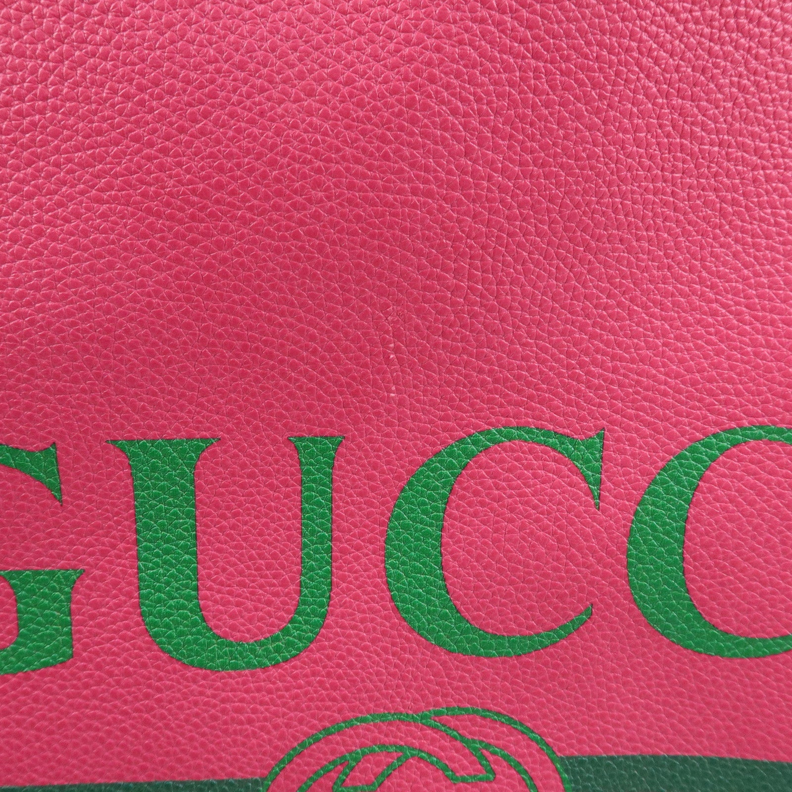 GUCCI Interlocking G Sherry Leather 2Way Bag Backpack Pink 494053