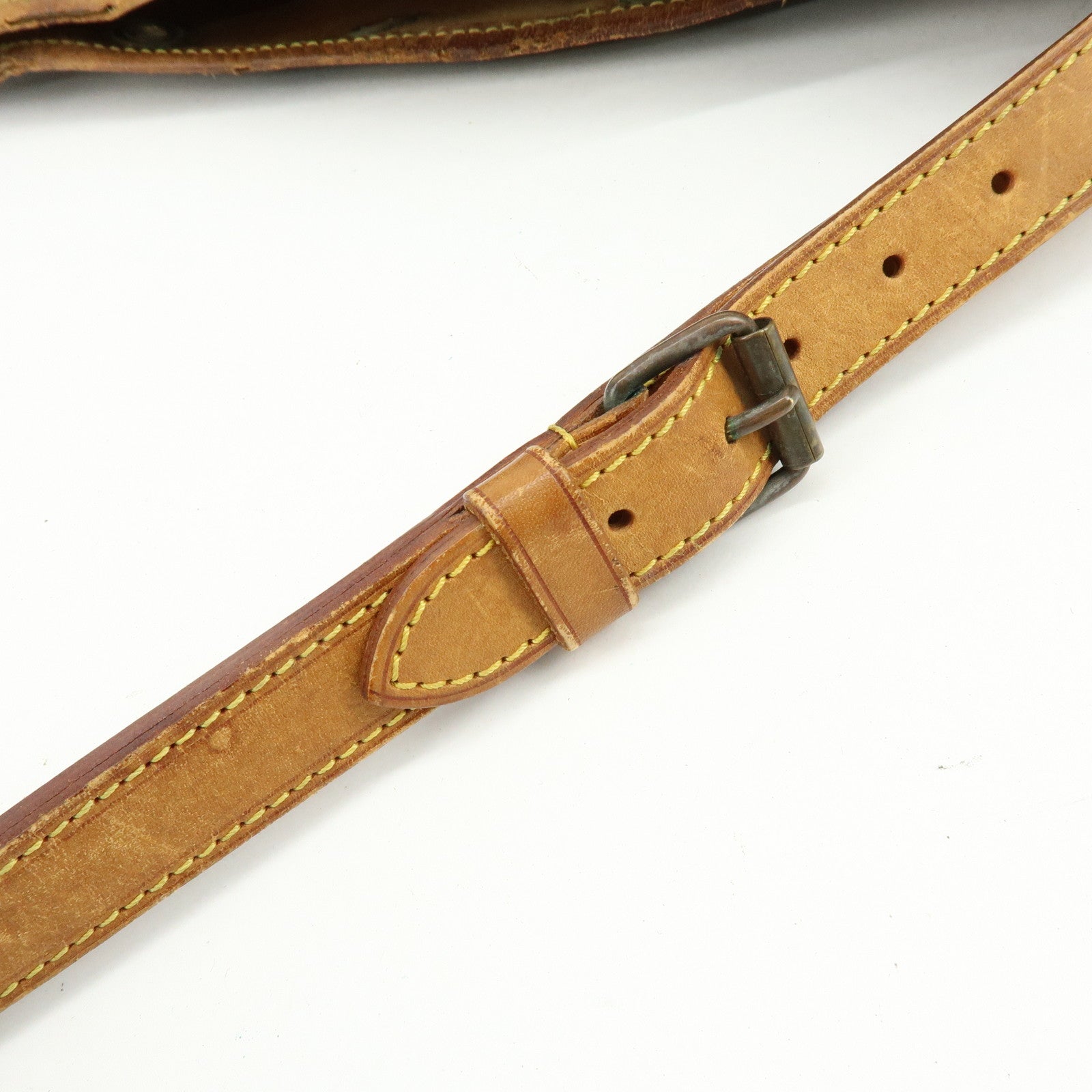 Louis Vuitton Monogram Noe Canvas Leather Shoulder Bag Brown M42224