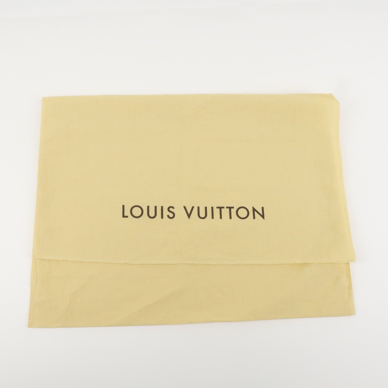 Louis Vuitton Set Of 10 Dust Bag Storage Bag Flap Style Beige Used