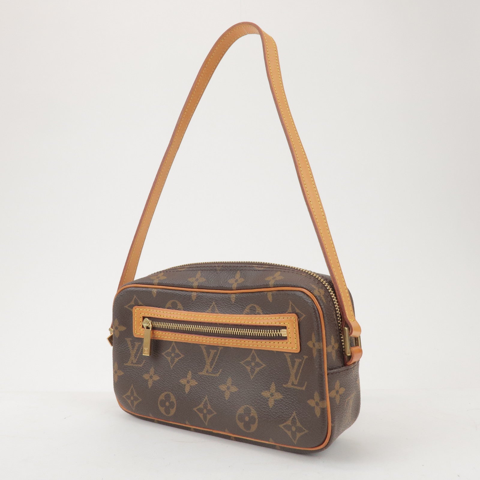Louis Vuitton Monogram Pochette Cite Shoulder Bag Brown M51183