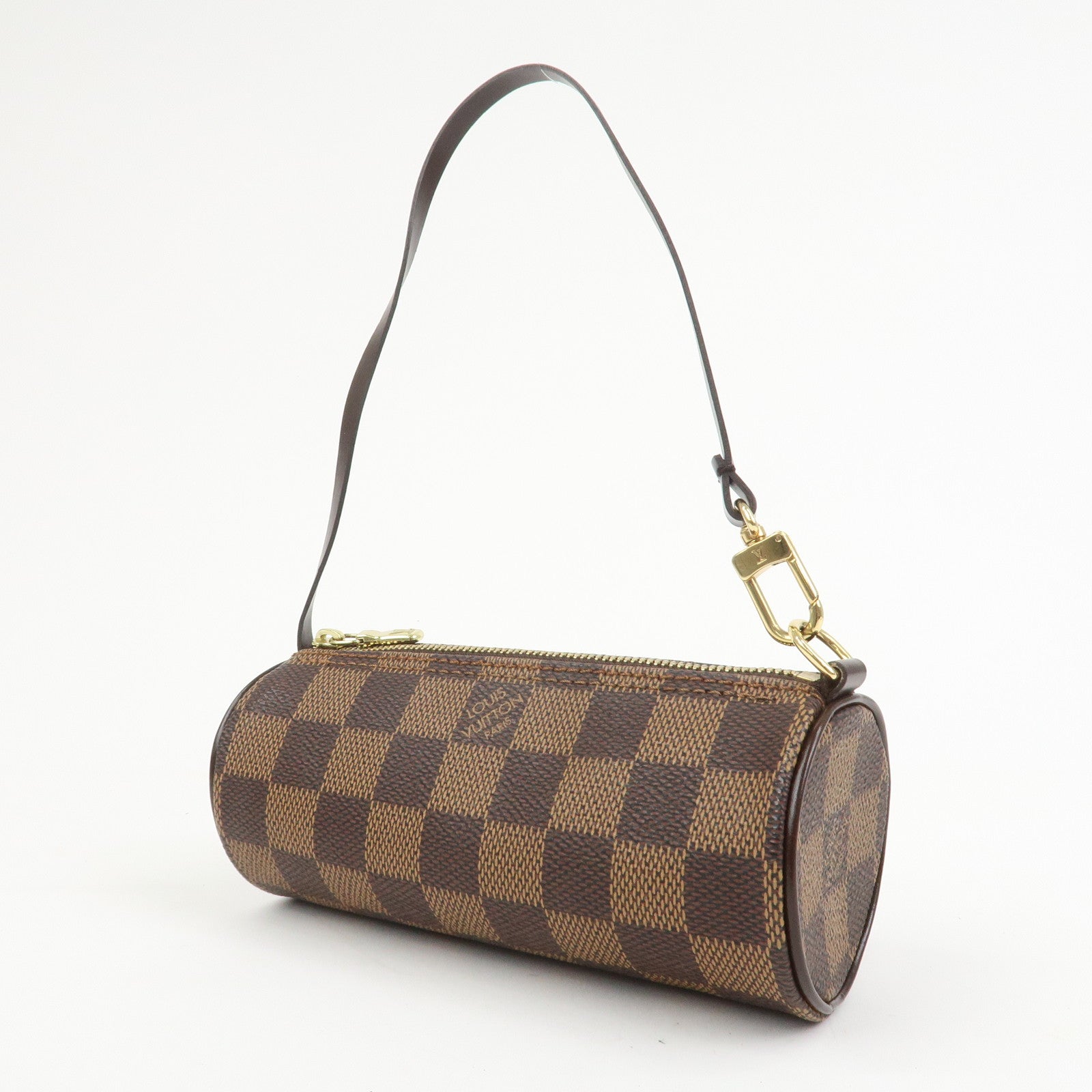 Louis Vuitton Damier Ebene Mini Pouch for Papillon Bag Brown