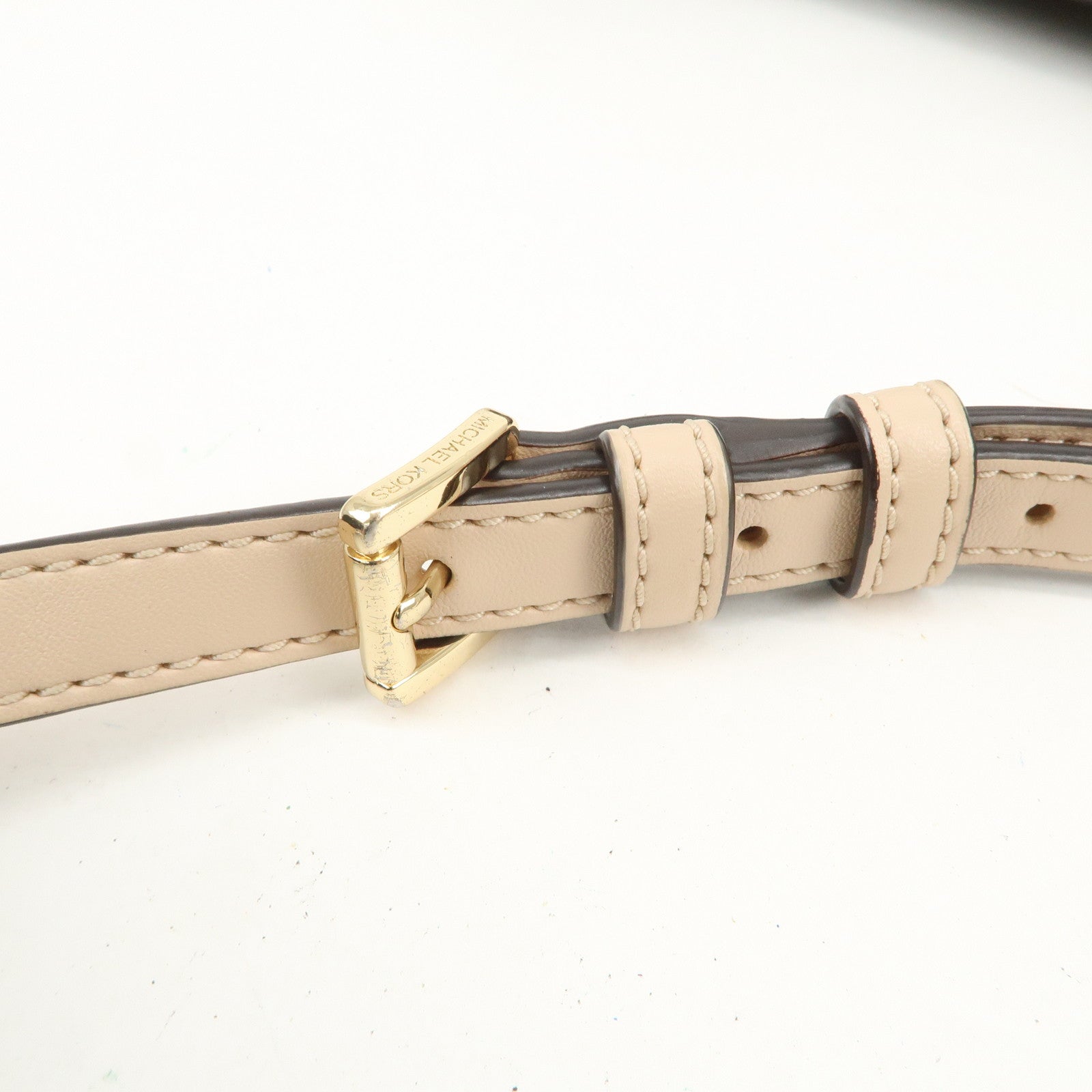 MICHAEL KORS PVC Leather Shoulder Bag Crossbody Bag Brown