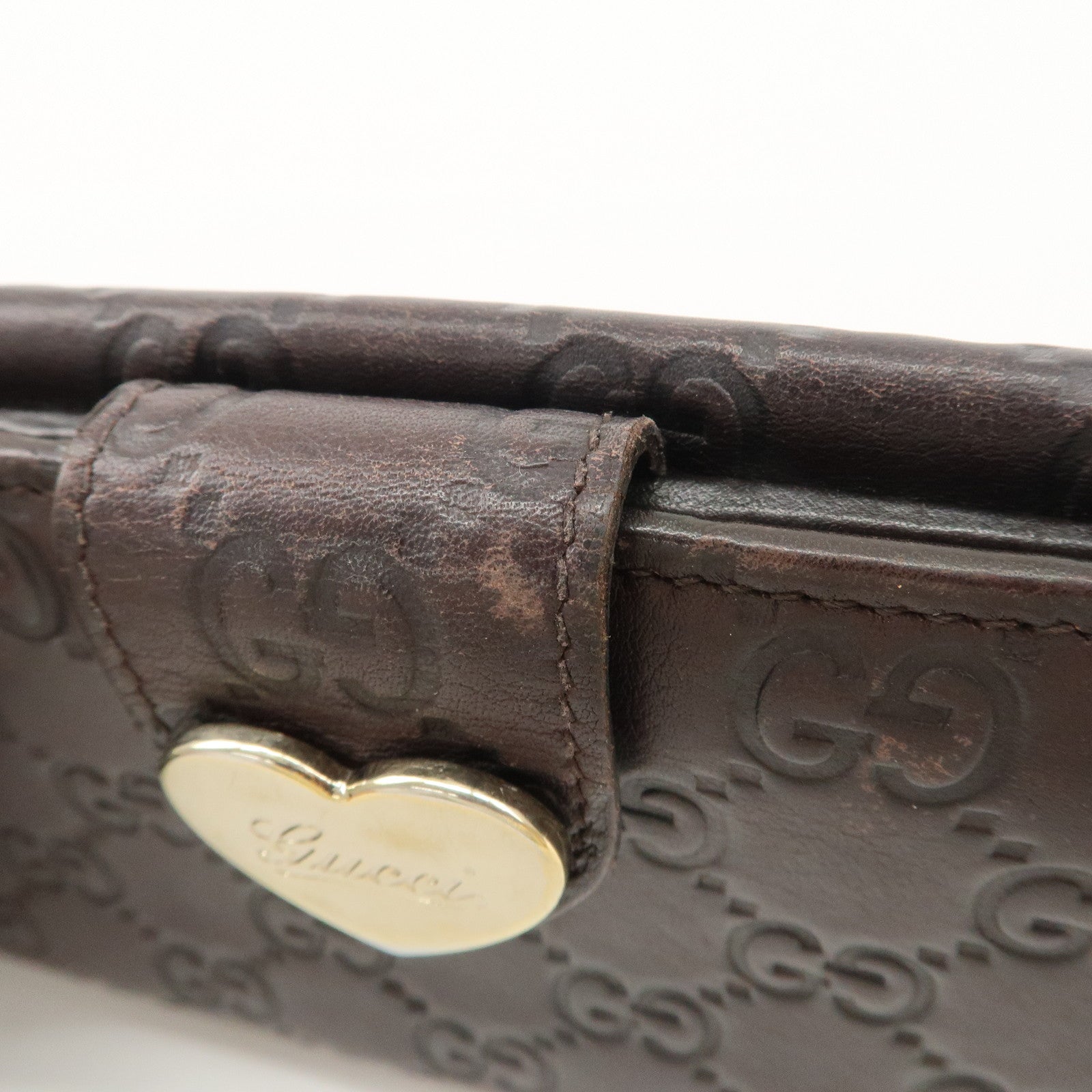 GUCCI Set of 2 GG Marmont Guccissima Leather Wallet 203550 456126 Used