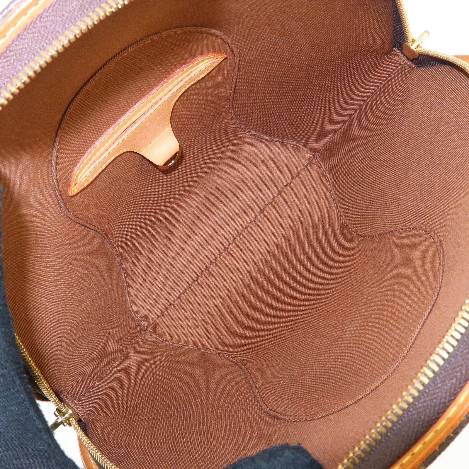 Louis Vuitton Monogram Ellipse PM Hand Bag Brown M51127 Used