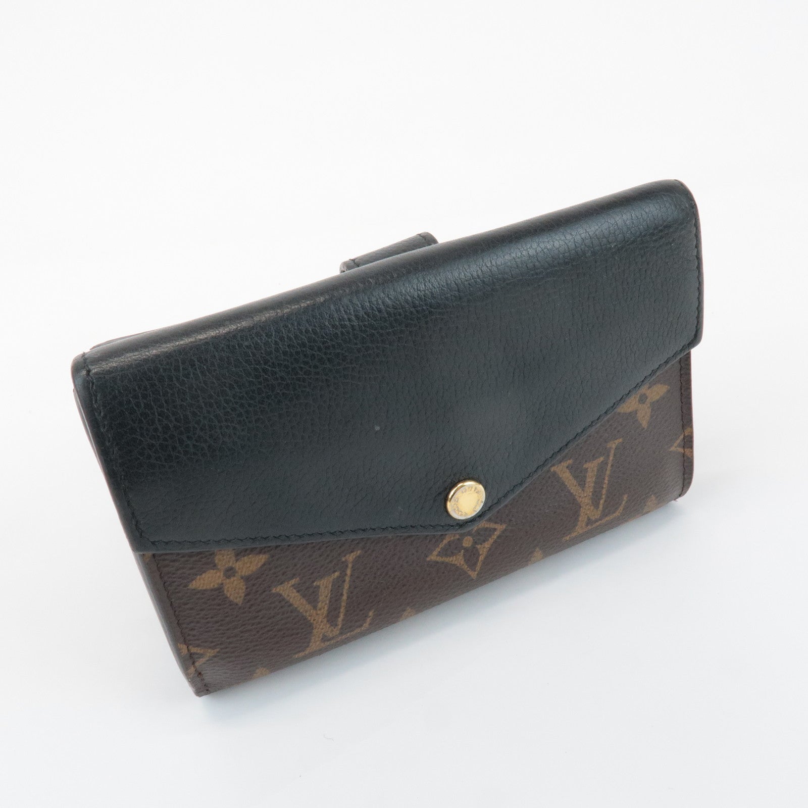 Louis Vuitton Monogram Portefeuille Palace Compact Wallet M60990 Used