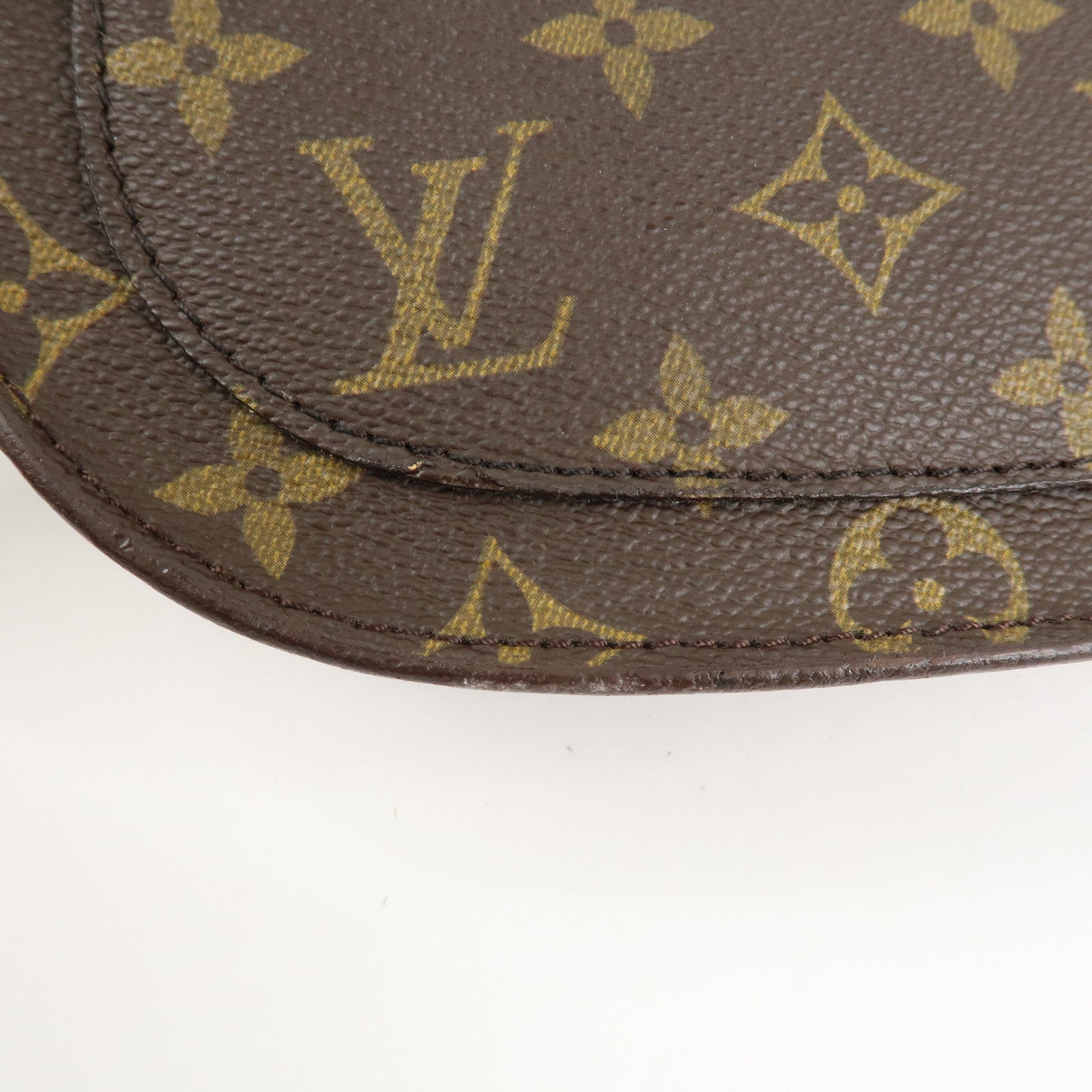 Louis Vuitton Monogram Saint Cloud GM Shoulder Bag Brown M51242 Used