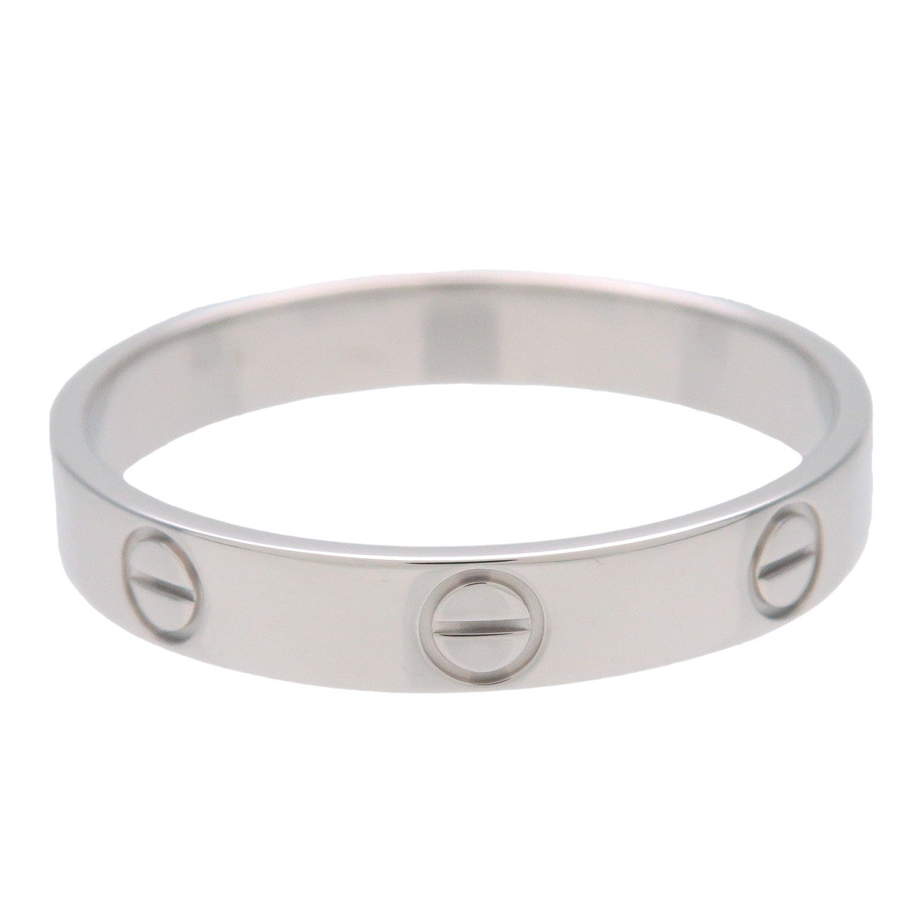Cartier Mini Love Ring K18 750WG White Gold #60 US9-9.5 EU60 HK20.5