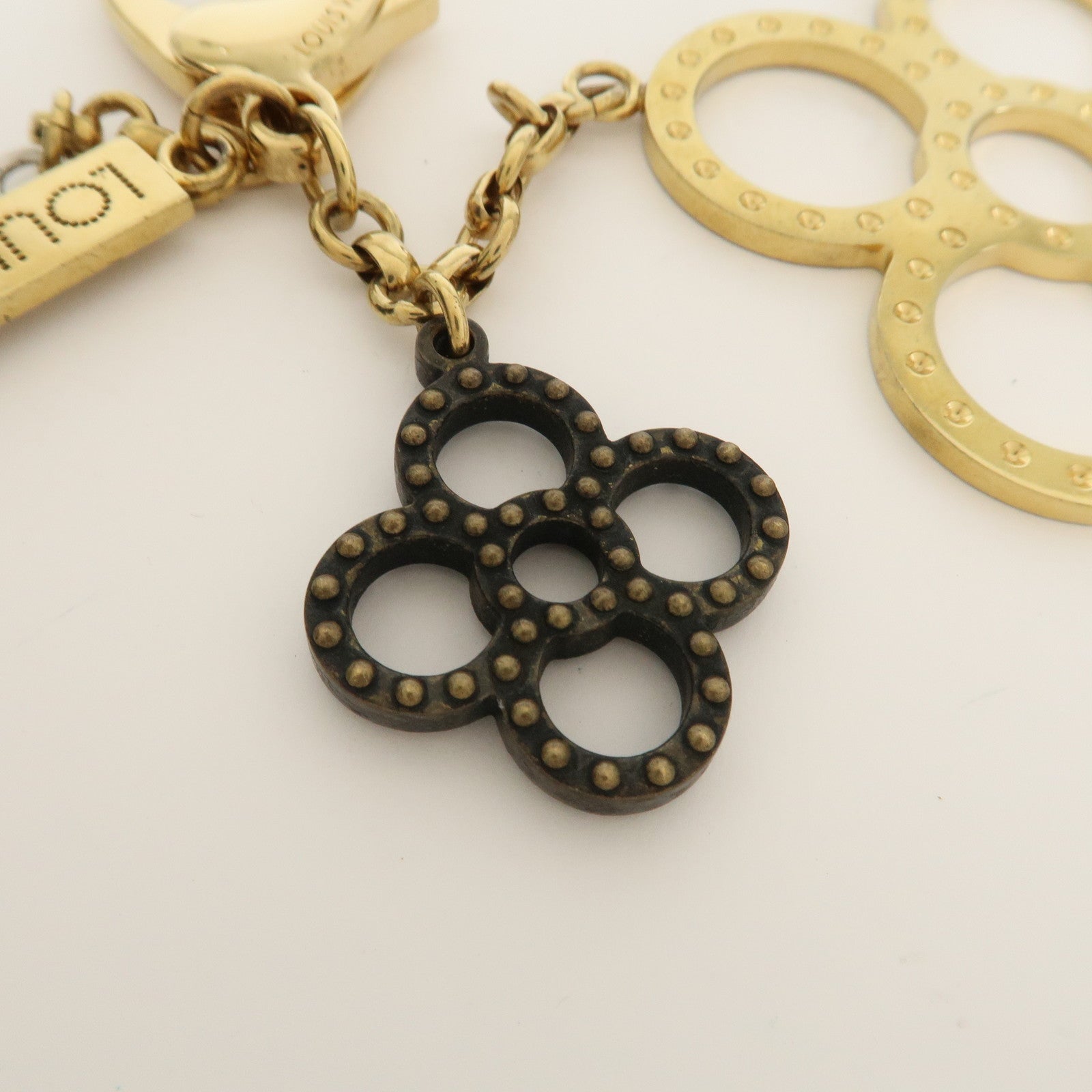 Louis Vuitton Bijoux Sac Tapage Metal Bag Charm Gold Silver M65090