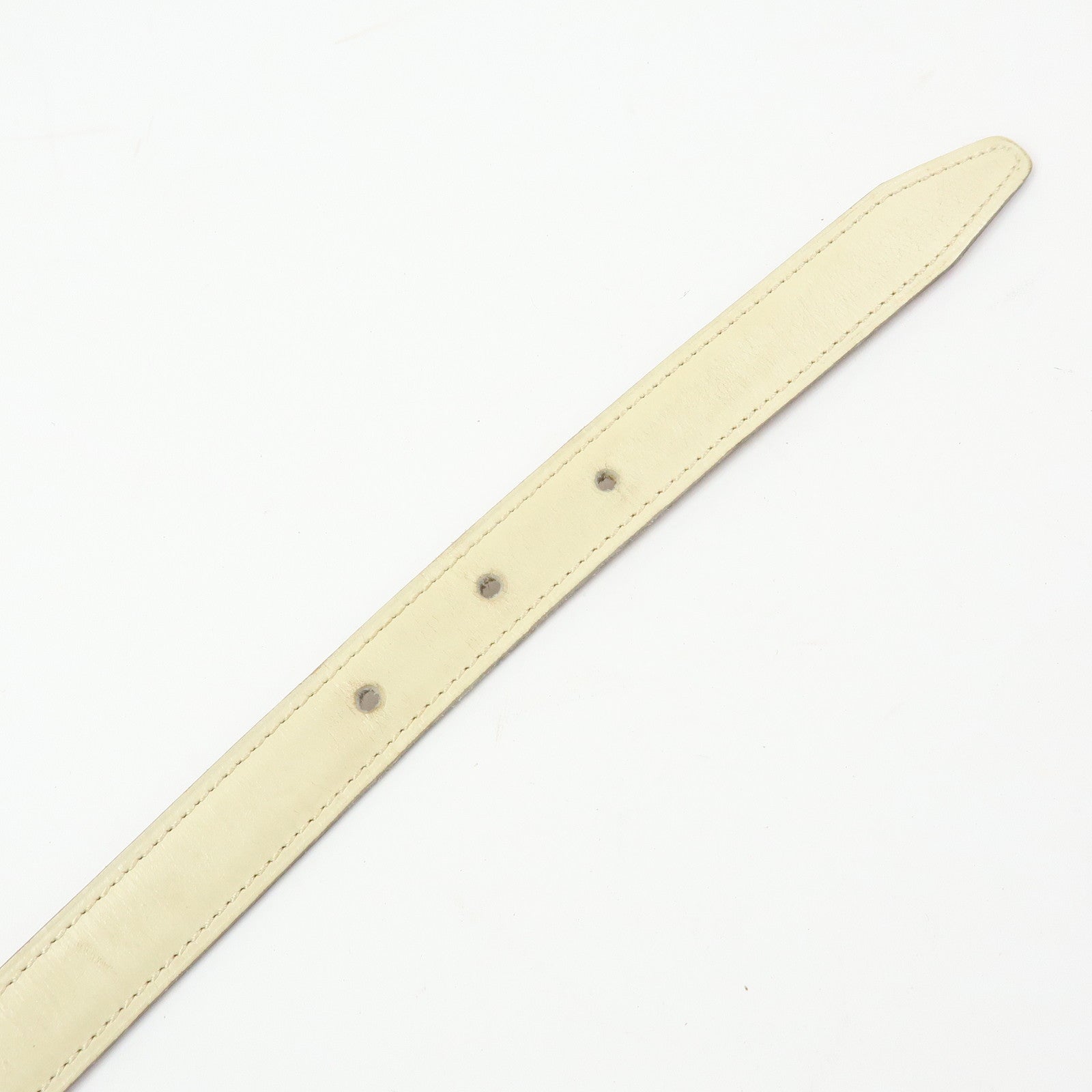 HERMES H Buckle Reversible Constance Belt Ivory Light Brown