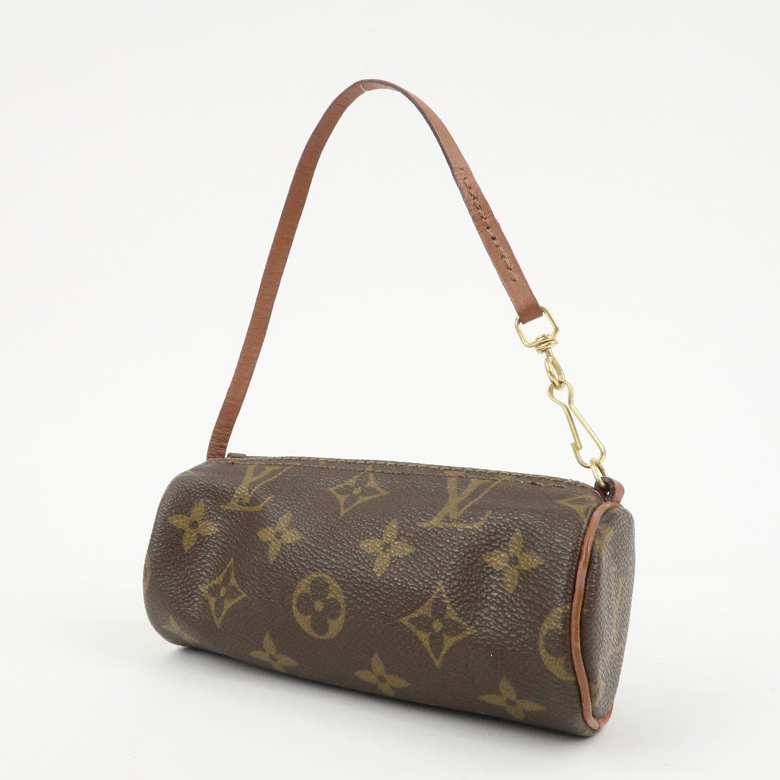 Louis Vuitton Monogram Mini Pouch for Papillon Bag Old Style Brown
