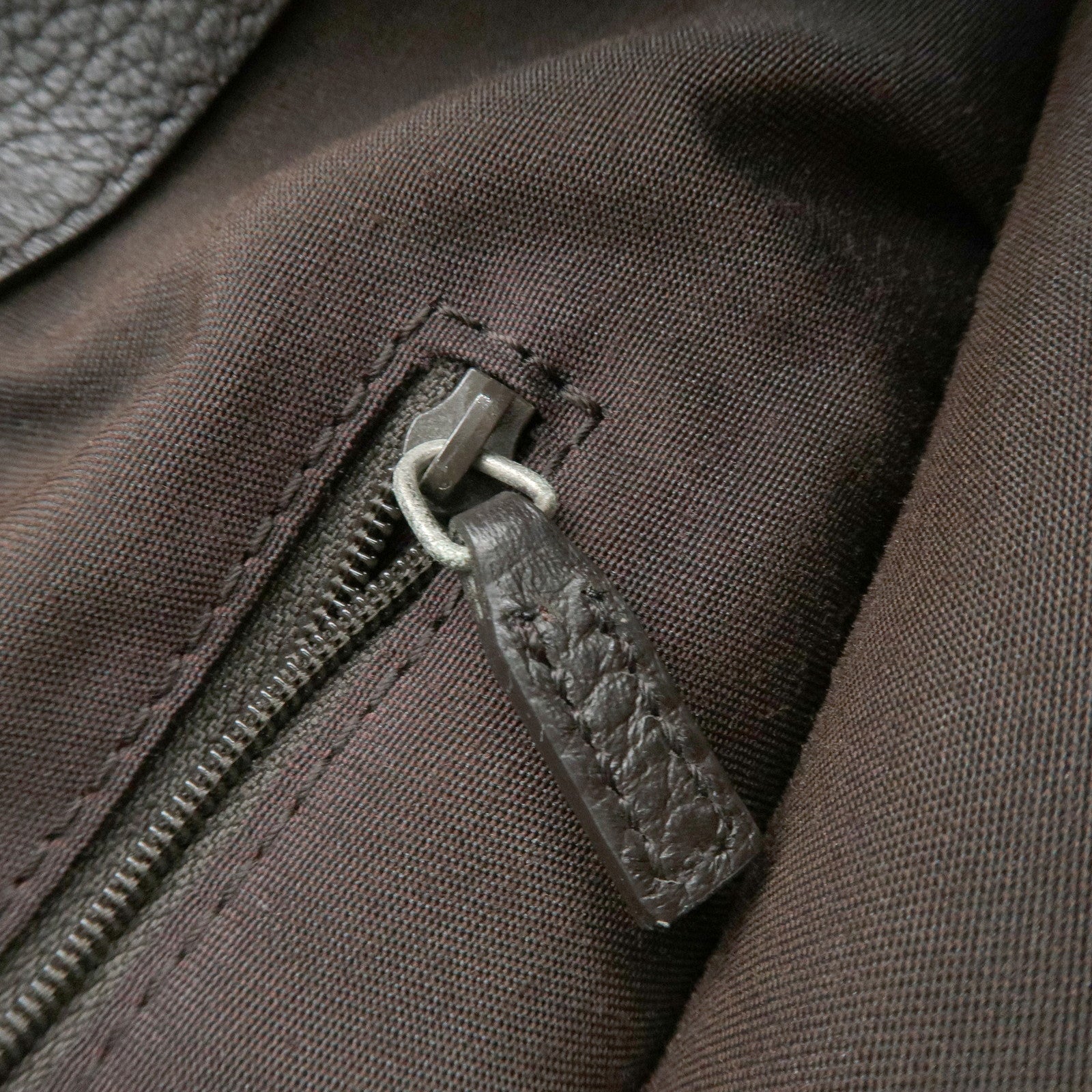 GUCCI GG Canvas Leather Tote Bag Shoulder Bag Black 289719