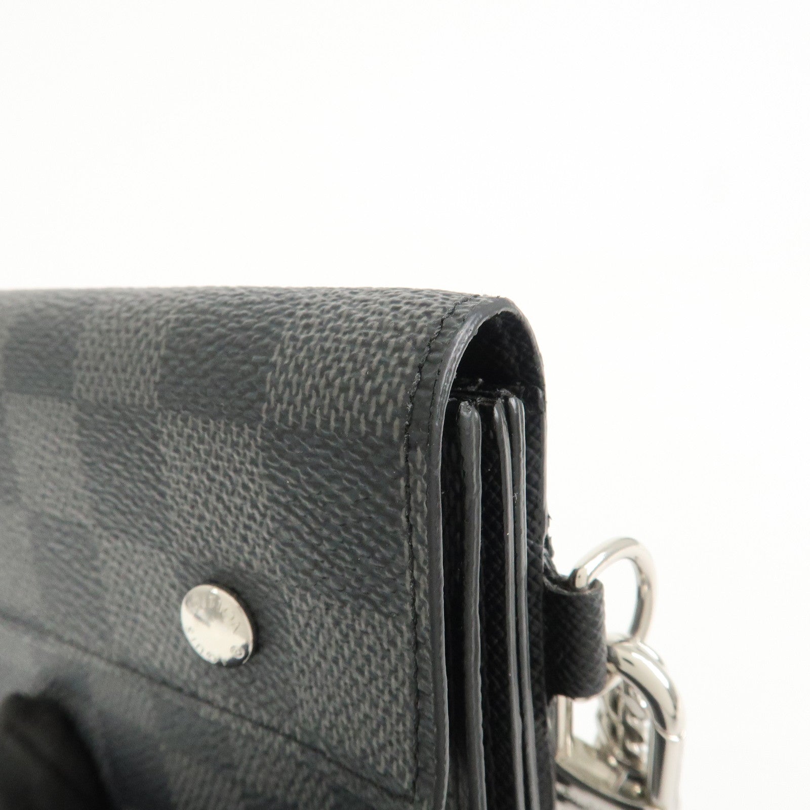 Louis Vuitton Damier Graphite Portefeuille Accordion Wallet N60023