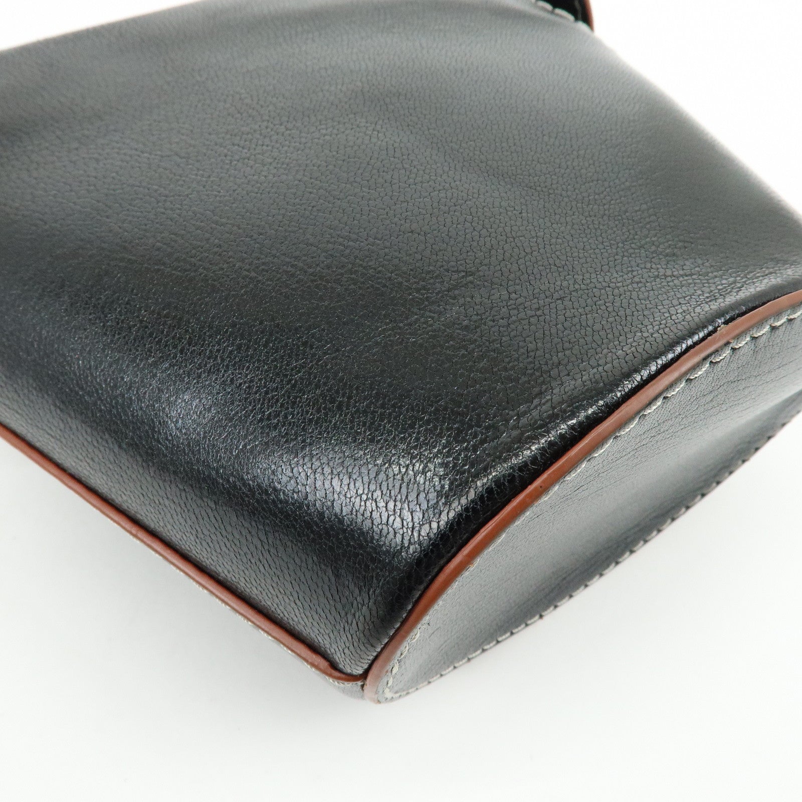 Chloe See by Chloe Leather Shoulder Crossbody Bag Black