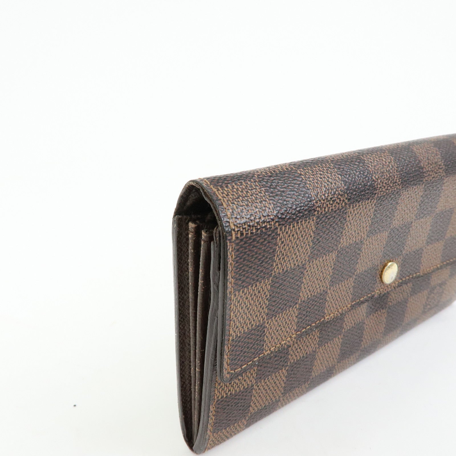 Louis Vuitton Damier Portefeuille Sarah Long Wallet Brown N61734