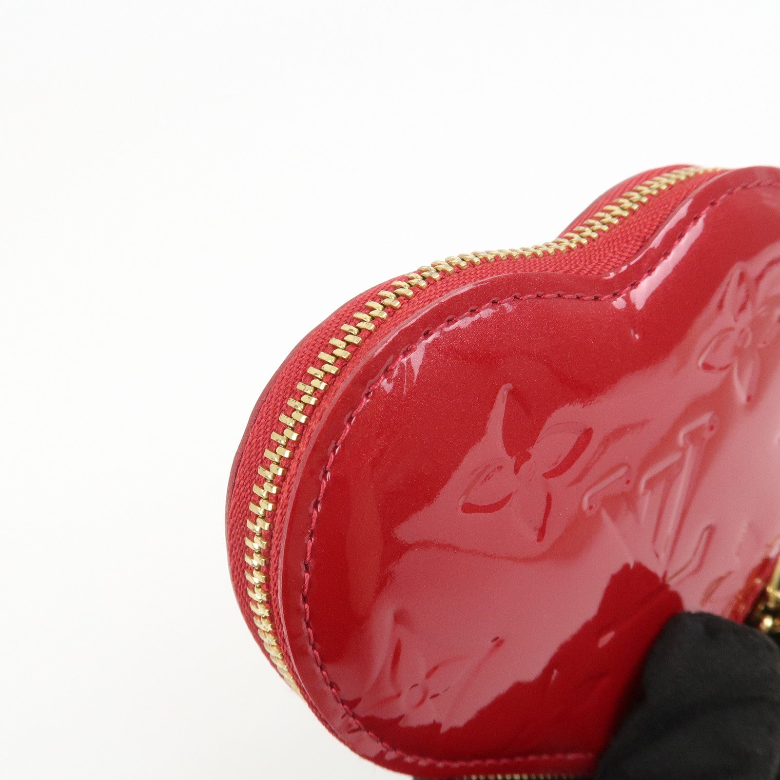 Louis Vuitton Monogram Vernis Porte Monnaie Coeur Coin Case M93562