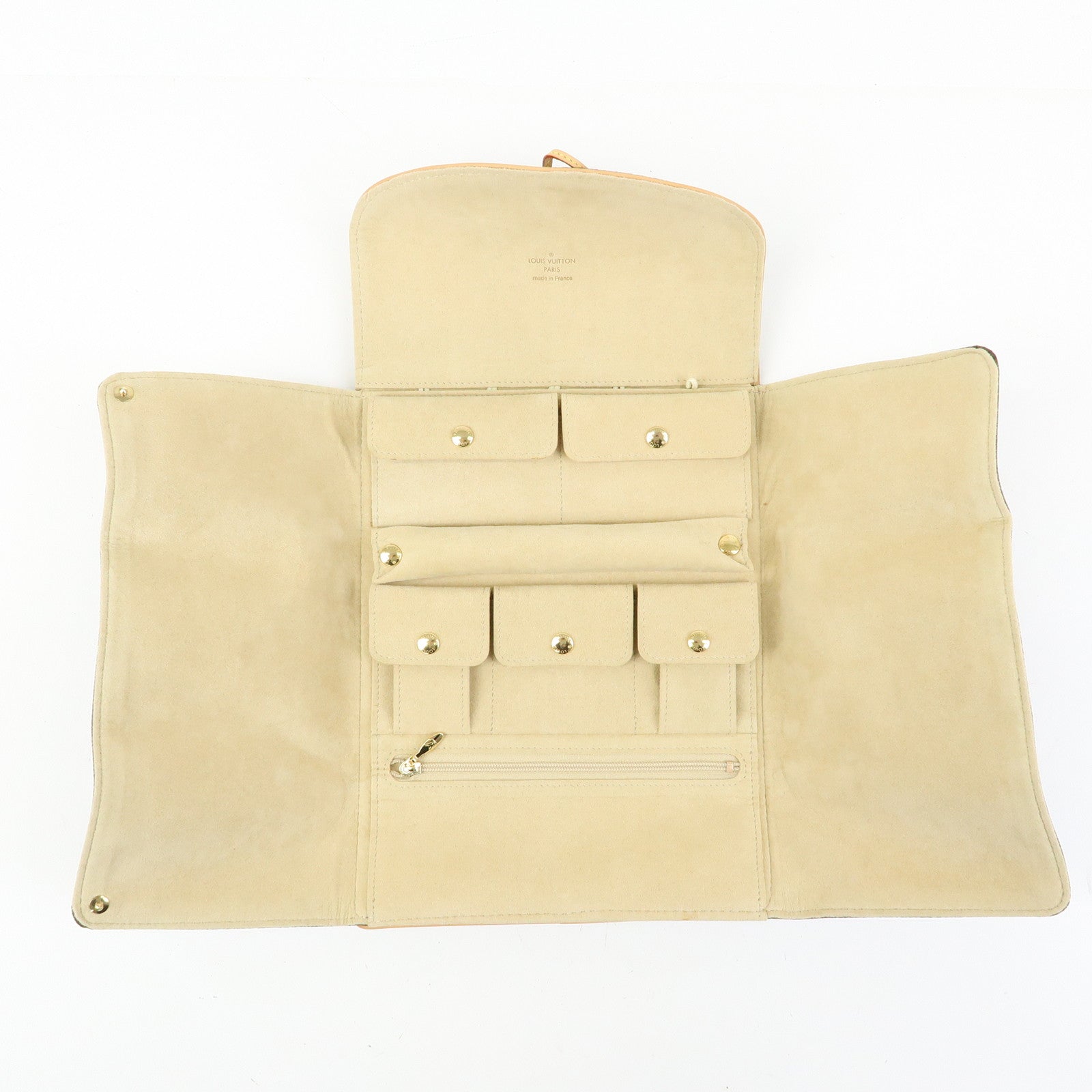 Louis Vuitton Monogram Trousse Bijoux Pliable Jewelry Case M47837