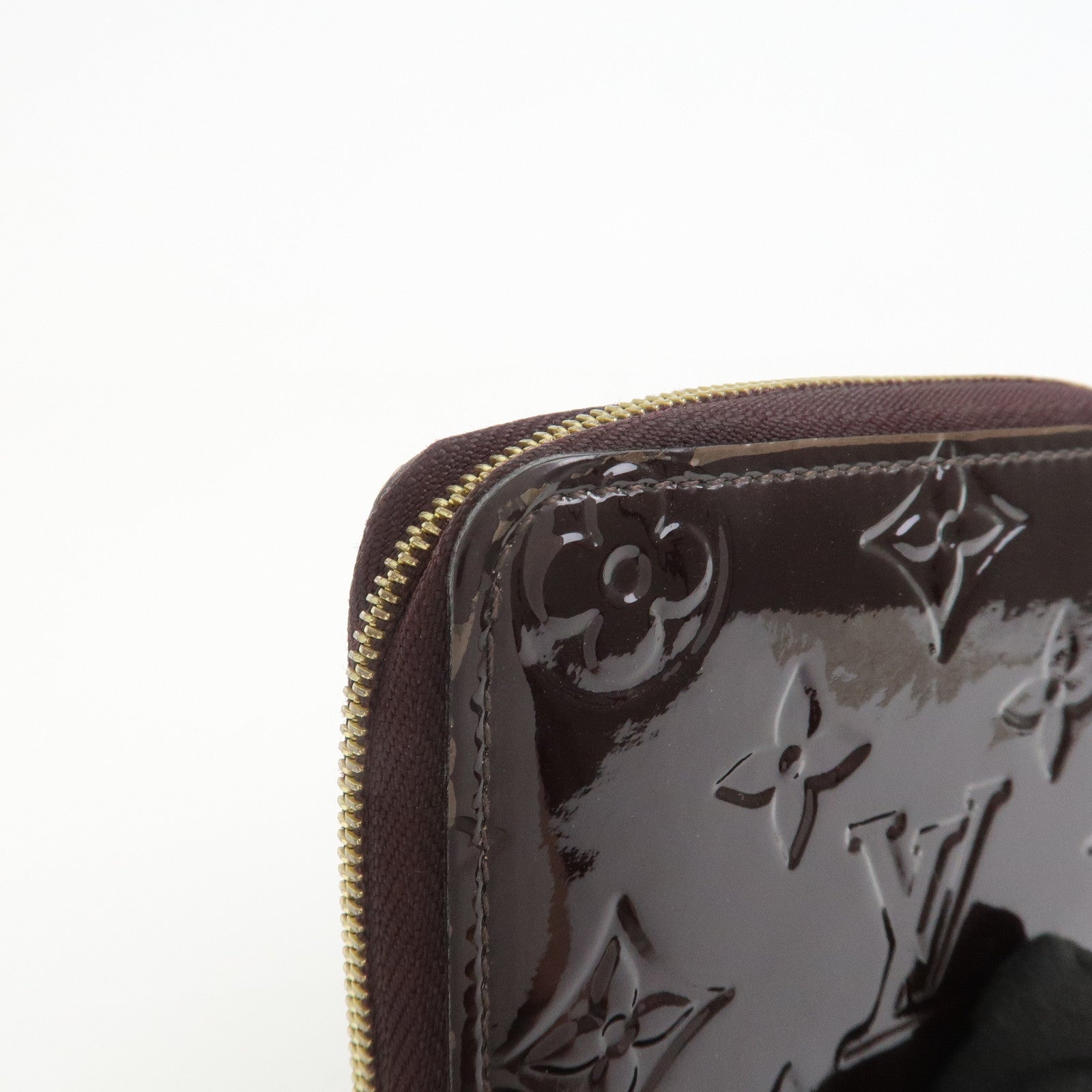 Louis Vuitton Monogram Vernis Zippy Coin Purse Amarante M93607