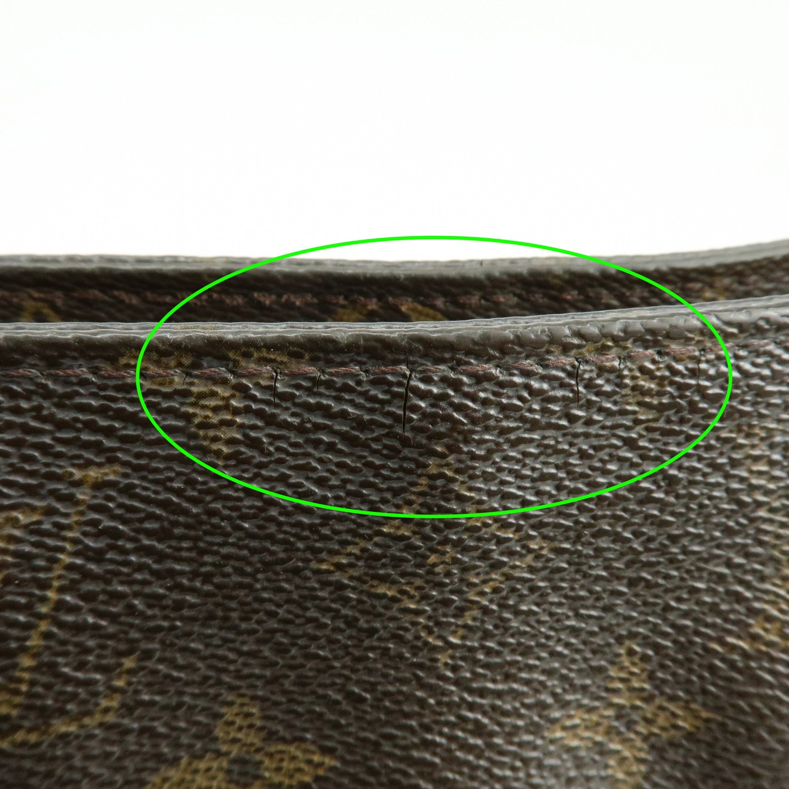 Louis Vuitton Monogram Looping GM Canvas Shoulder Bag Brown M51145