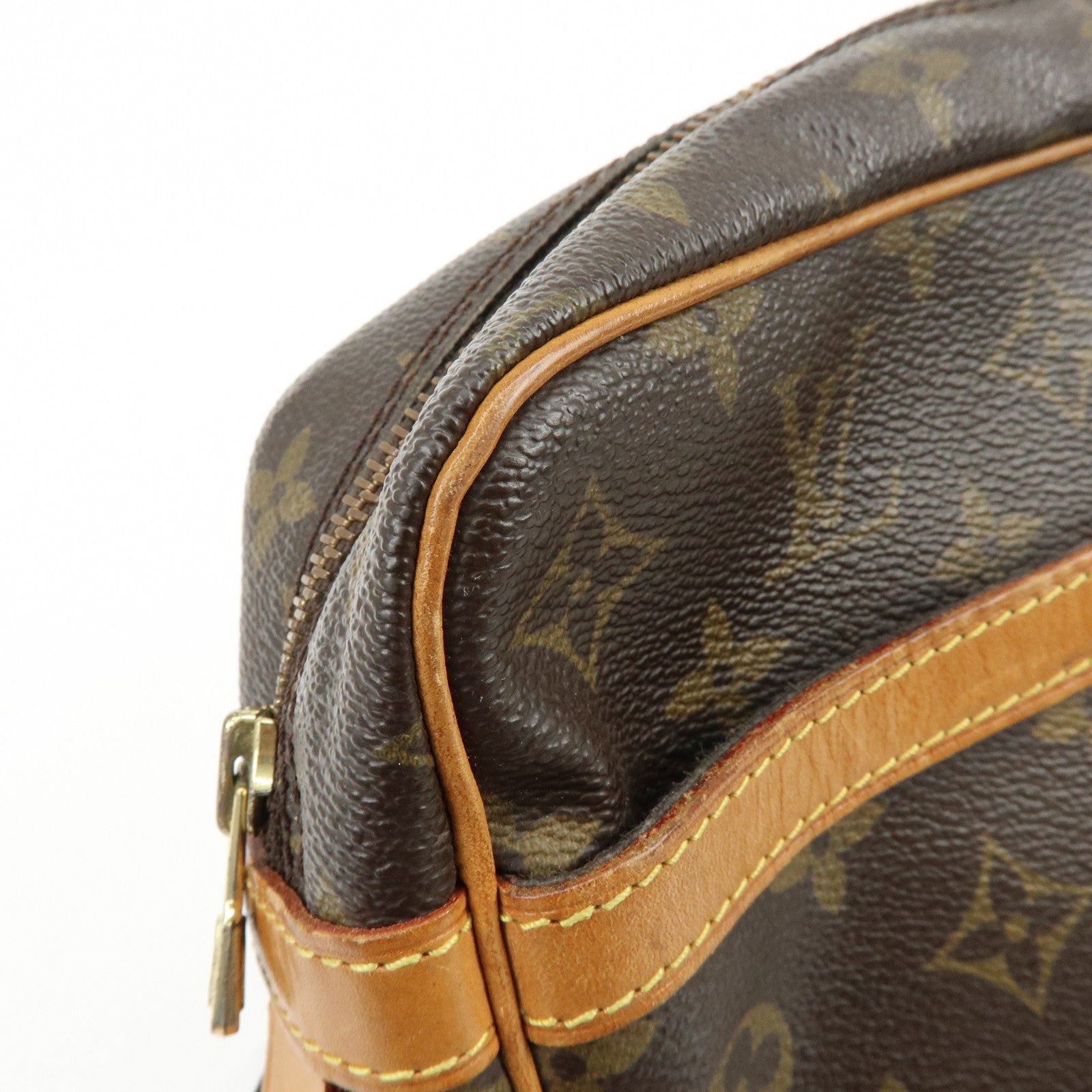 Louis Vuitton Monogram Compiegne 28 Pouch Clutch Bag Brown M51845