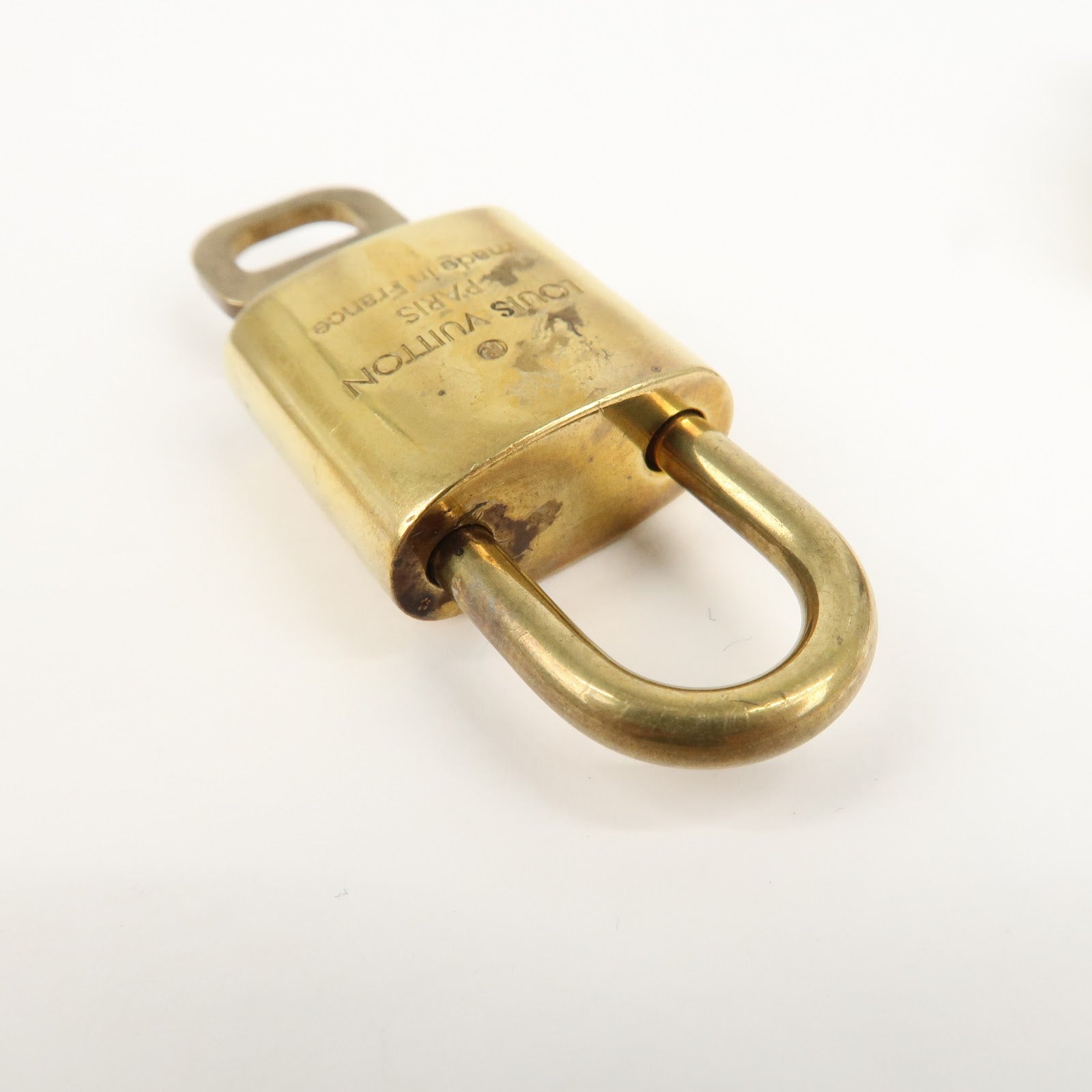 Louis Vuitton Set of 10 Lock & Key Cadena Key Lock Metal Gold Used