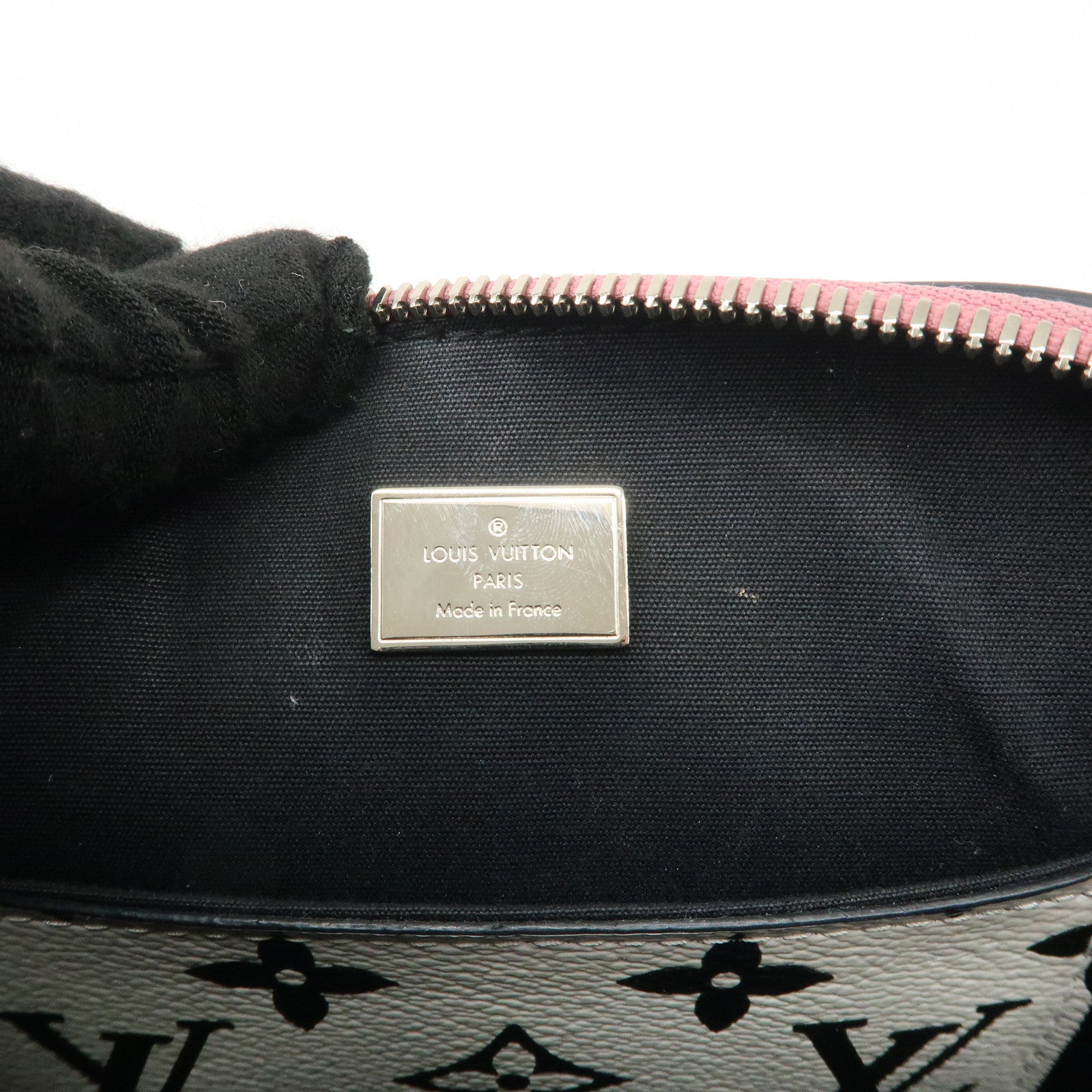 Louis Vuitton Vernis Miroir Alma BB 2Way Hand Bag Rose Splash M54704 Used