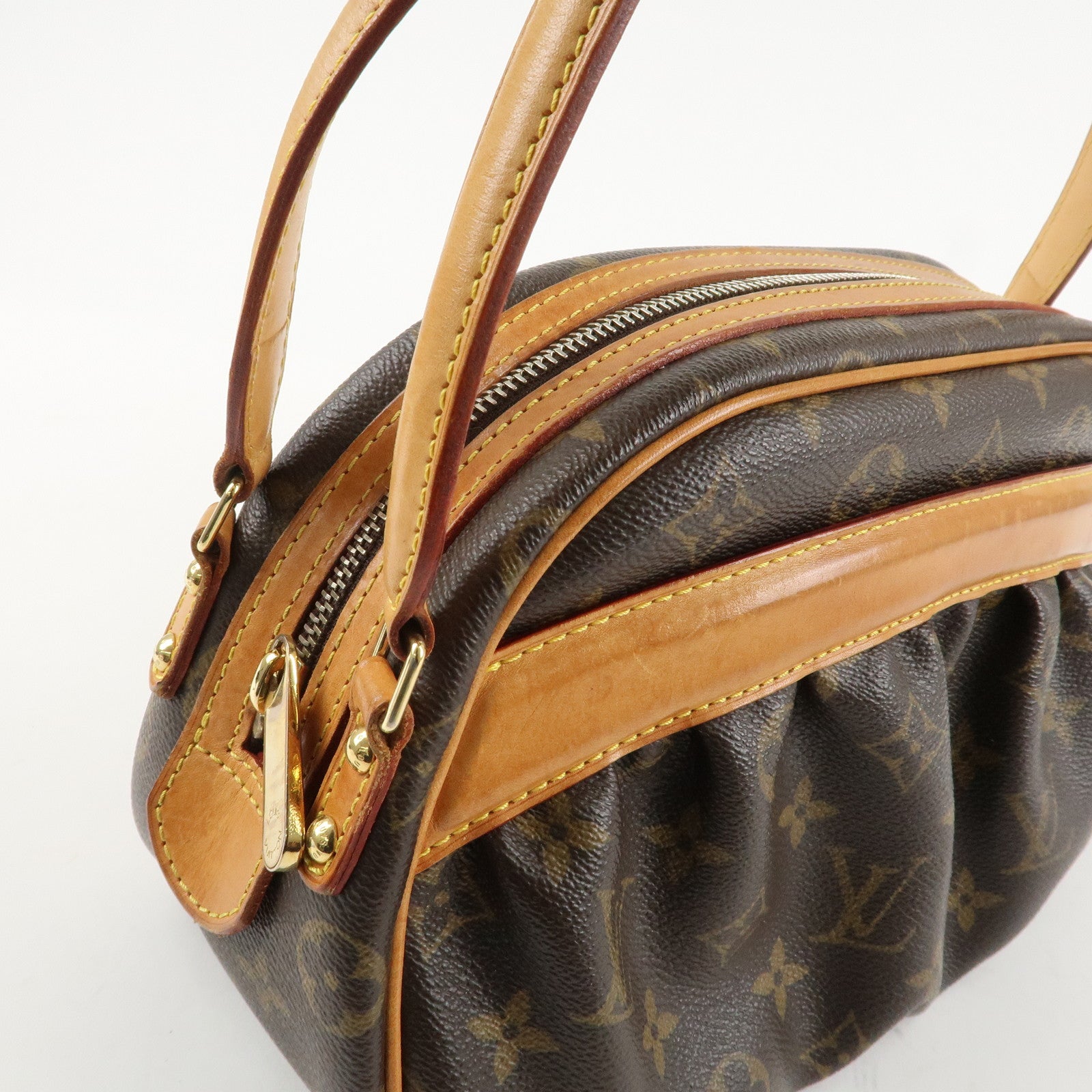 Louis Vuitton Monogram Canvas Clara Hand Bag Shoulder Bag M40057 Used