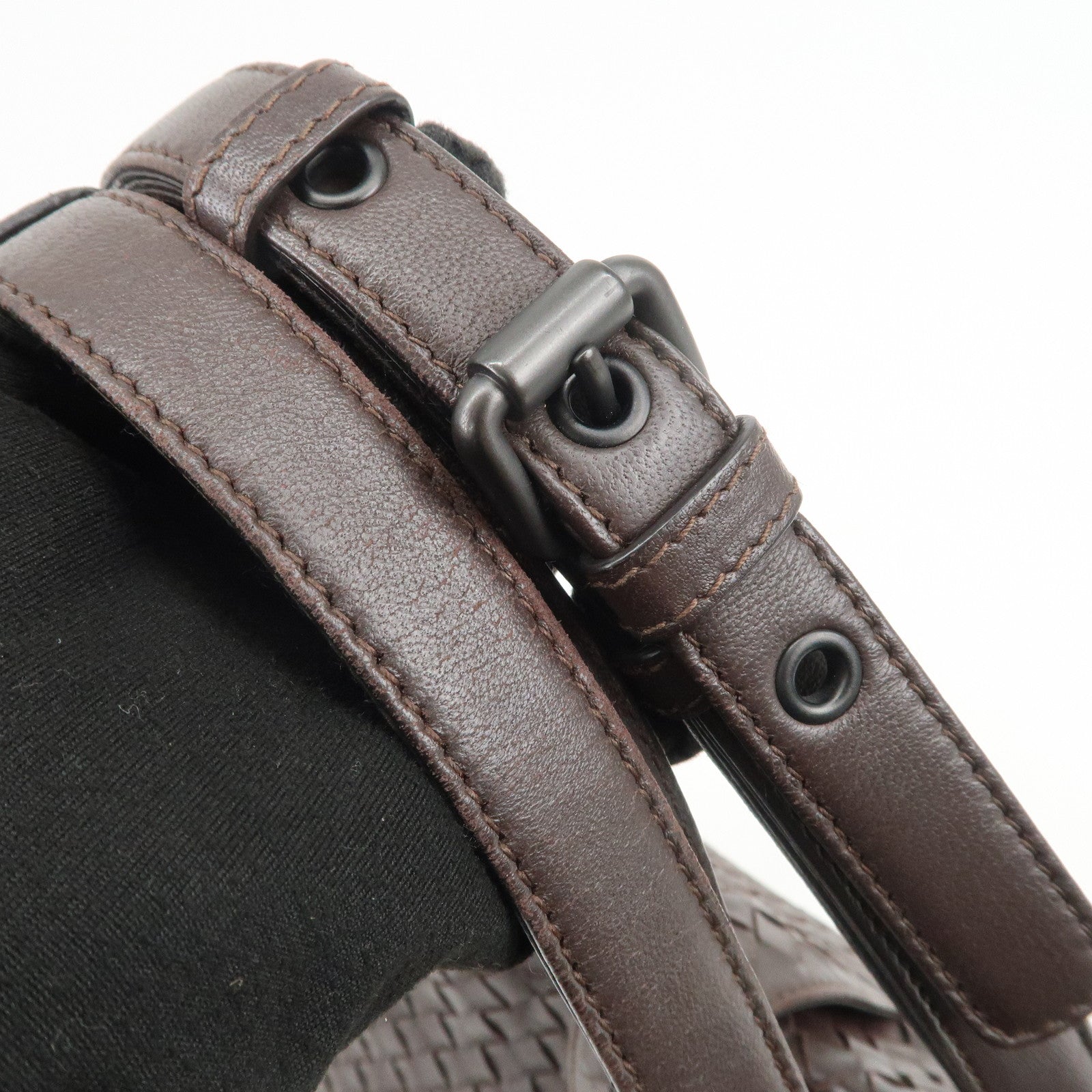 BOTTEGA VENETA Intrecciato Nappa Leather Tote Bag Hand Bag Brown