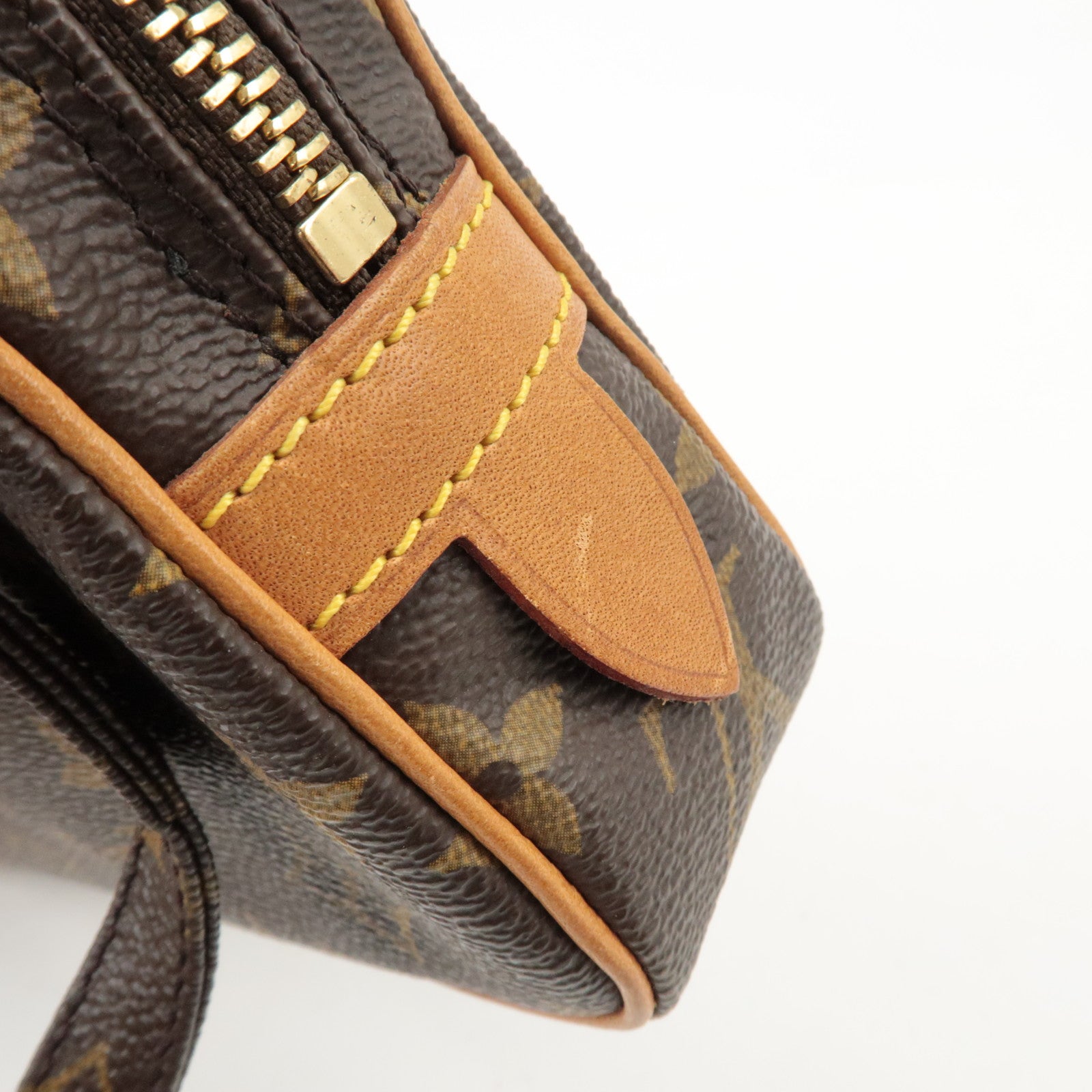 Louis Vuitton Monogram Pochette Marly Bandouliere Bag Brown M51828 Used