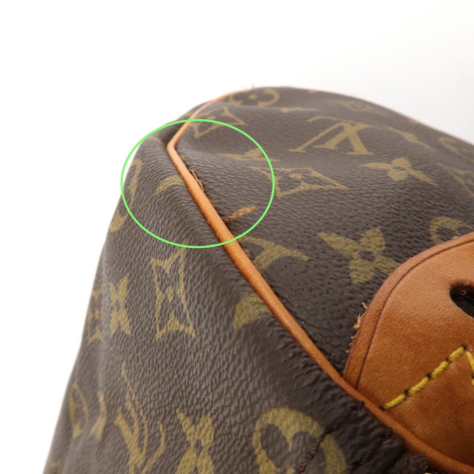 Louis Vuitton Monogram Speedy 35 Boston Bag Hand Bag M41524 Used