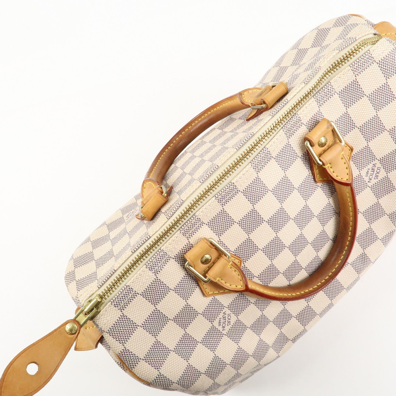 Louis Vuitton Damier Azur Speedy 30 Boston Bag Hand Bag N41533 Used