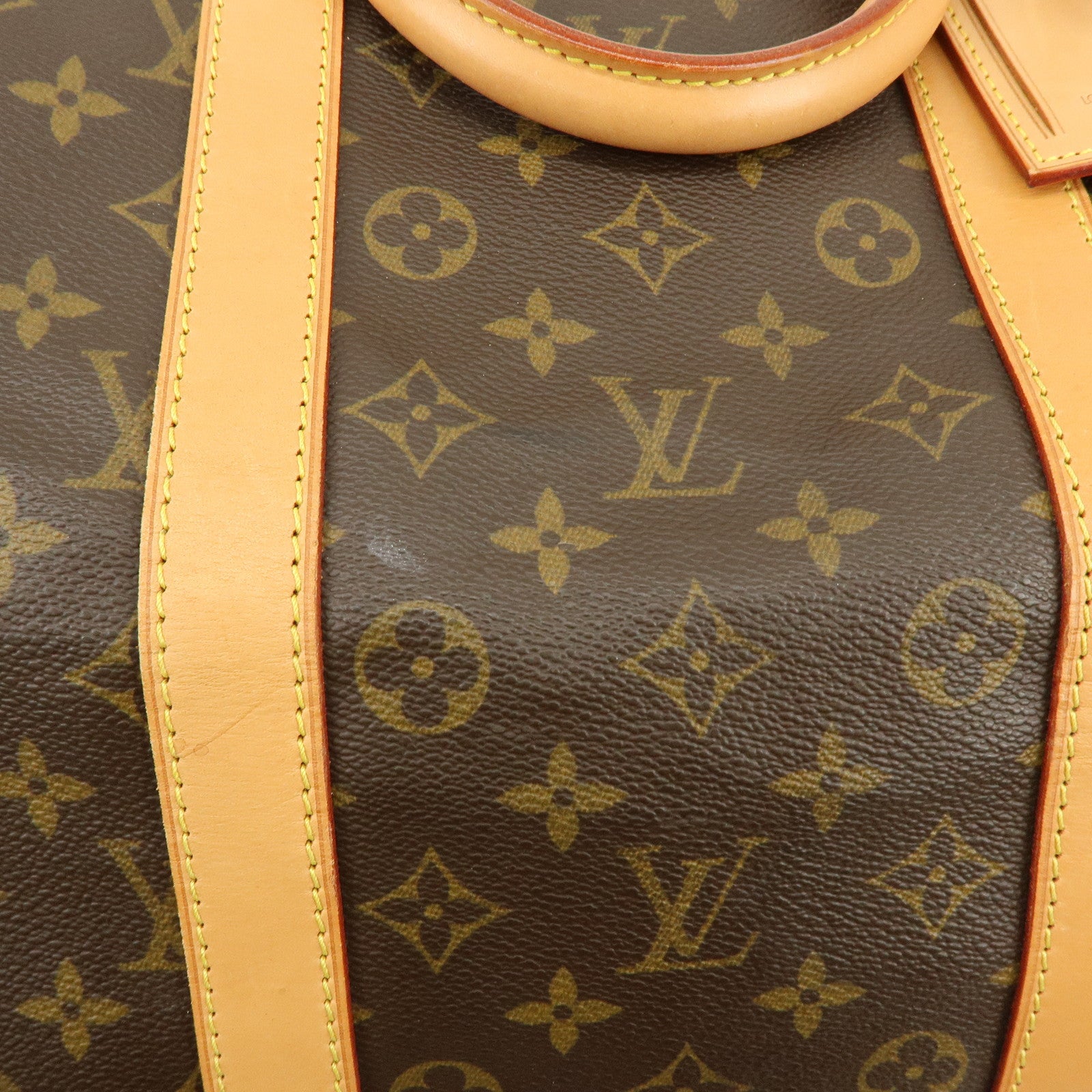 Louis Vuitton Monogram Keep All 55 Boston Bag Brown M41424