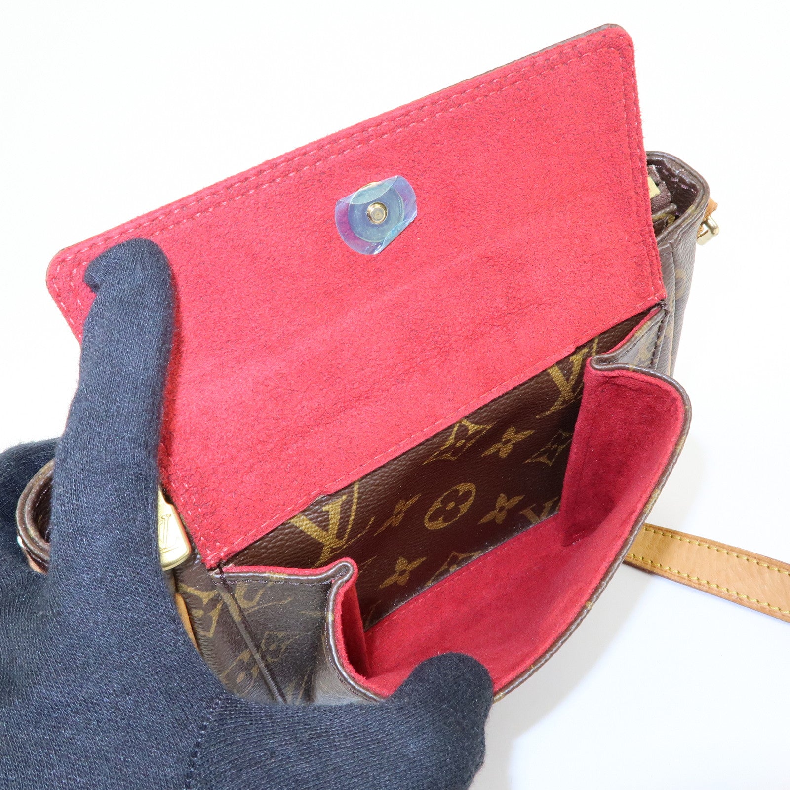 Louis Vuitton Monogram Viva Cite PM Shoulder Bag Brown M51165