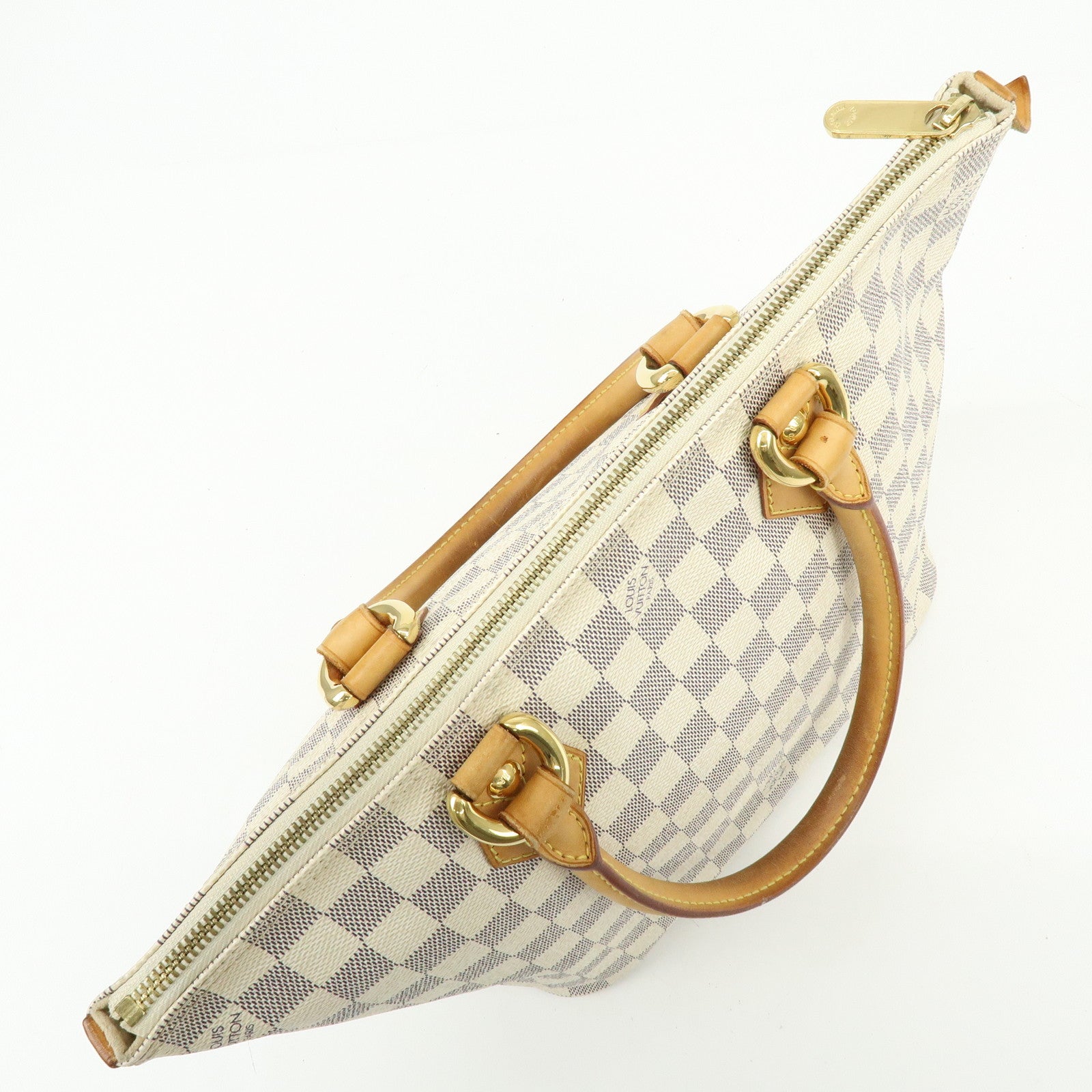 Louis Vuitton Damier Azur Saleya PM Tote Bag Hand Bag N51186