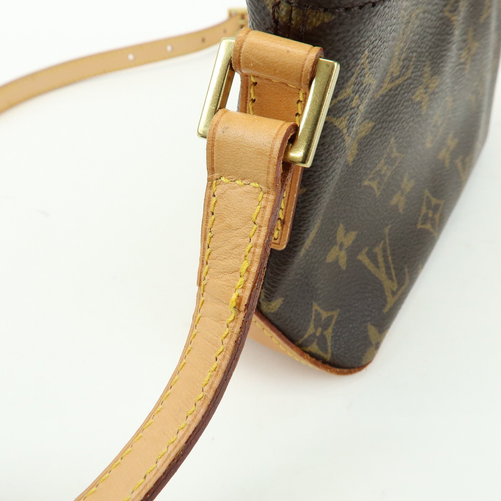 Louis Vuitton Monogram Trotteur Canvas Leather Shoulder Bag M51240