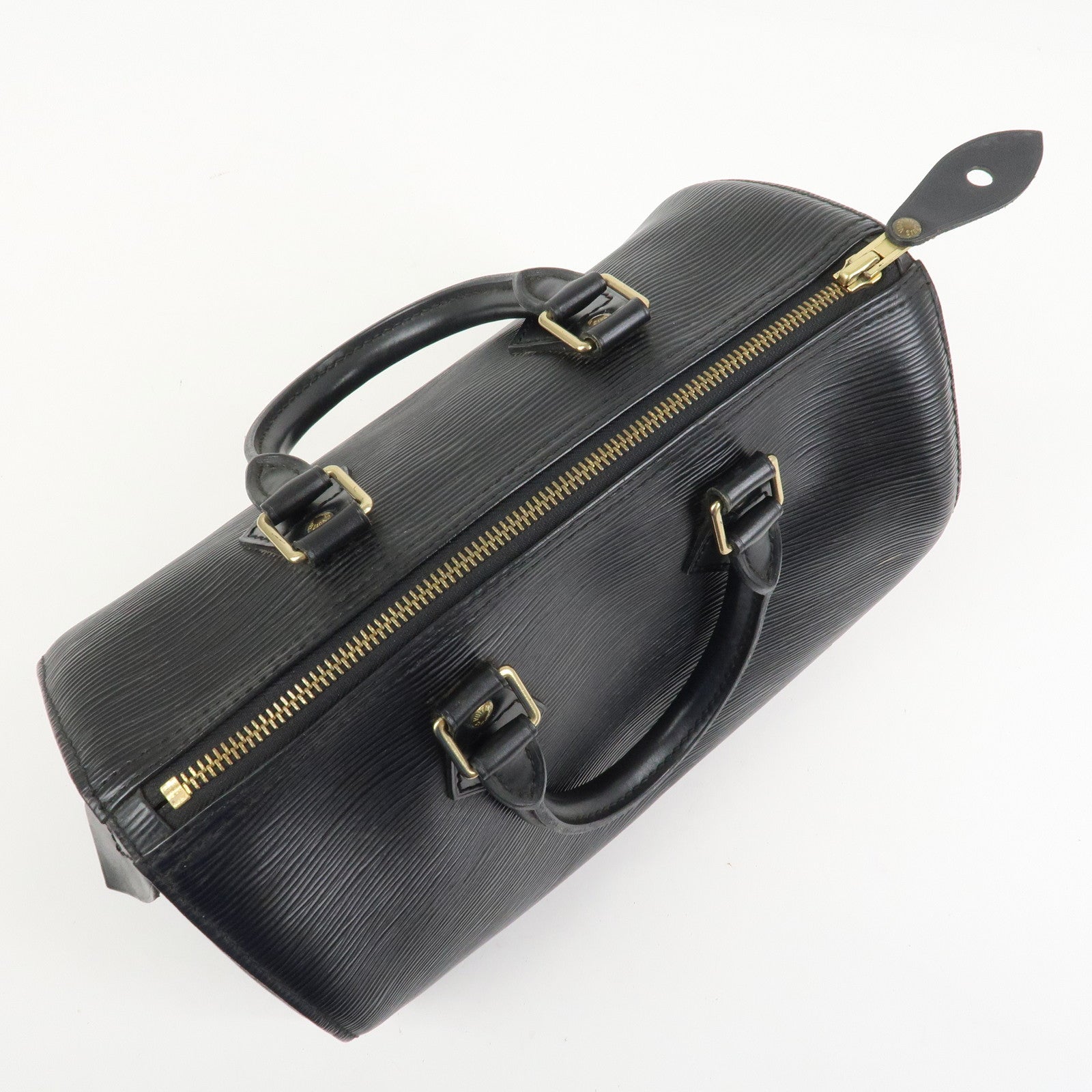 Louis Vuitton Epi Leather Speedy 25 Hand Bag Boston Bag Noir M59032