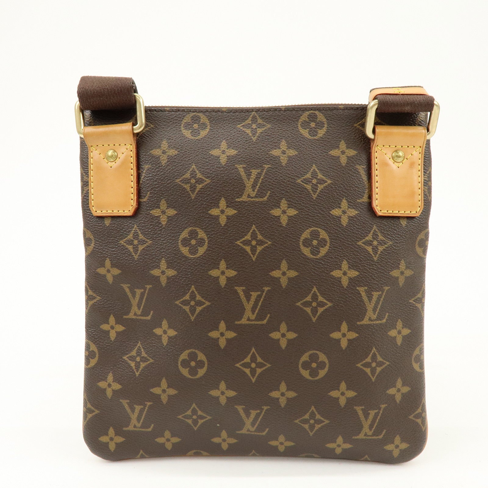 Louis Vuitton Monogram Pochette Valmy Shoulder Bag Brown M40524