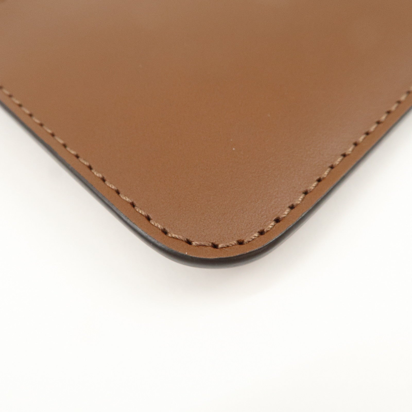 Louis Vuitton Mahina Leather Pouch for Hina PM Brown Used