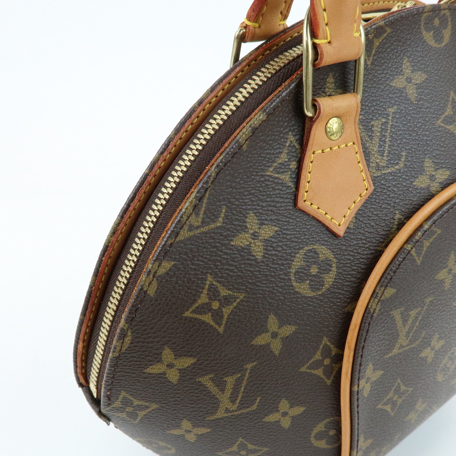 Louis Vuitton Monogram Ellipse PM Hand Bag Brown M51127