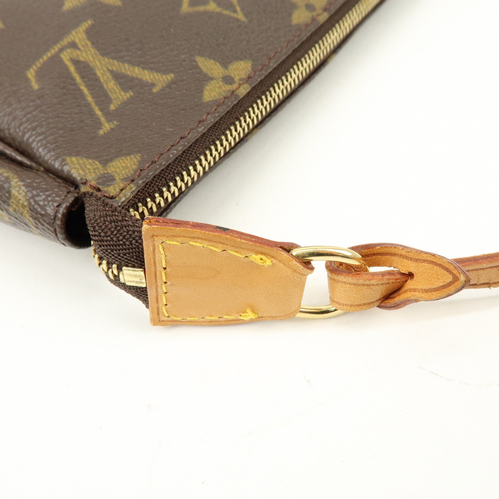 Louis Vuitton Monogram Pochette Accessoires Pouch Hand Bag M51980