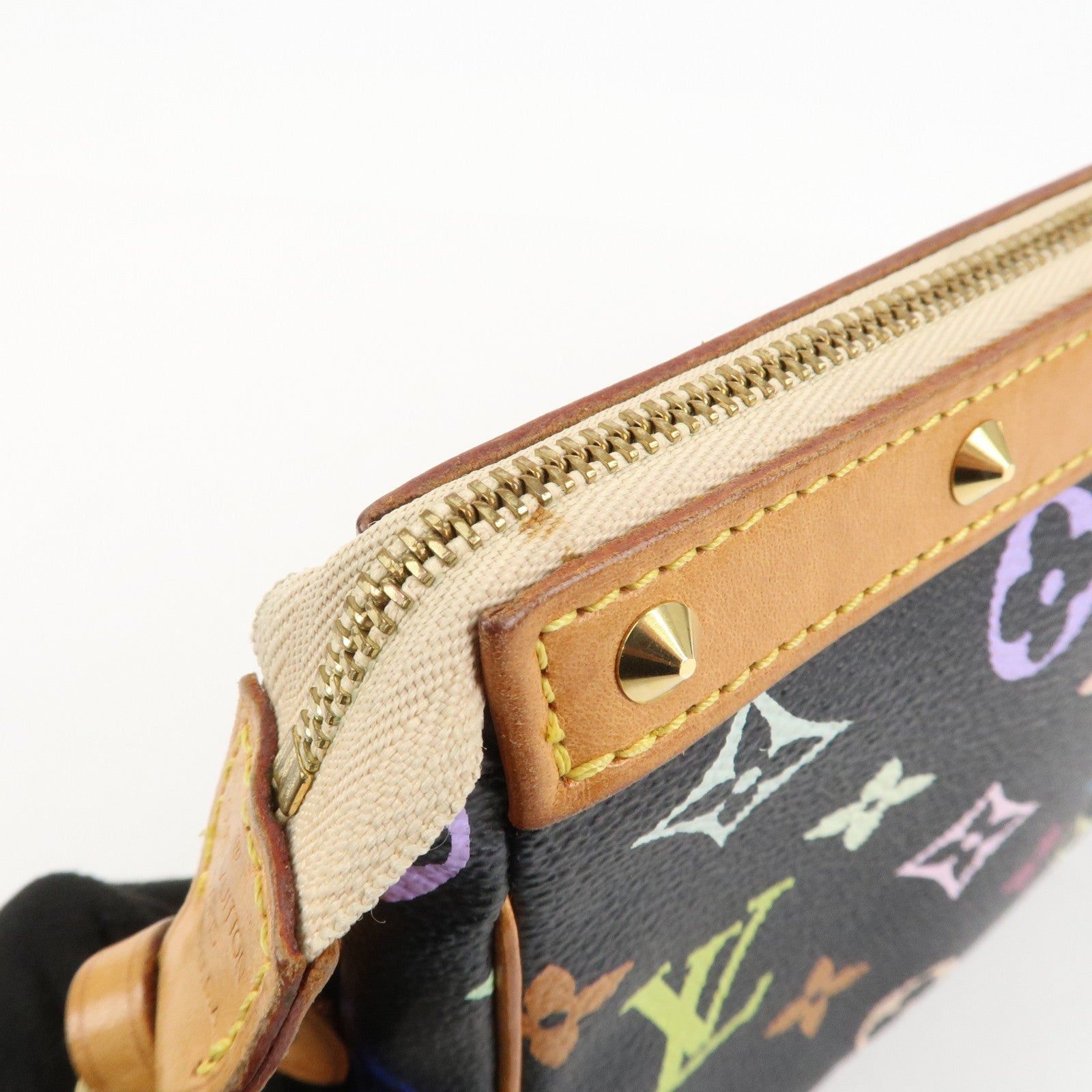 Louis Vuitton Monogram Multicolor Pochette Accessoires Noir M92648 Used