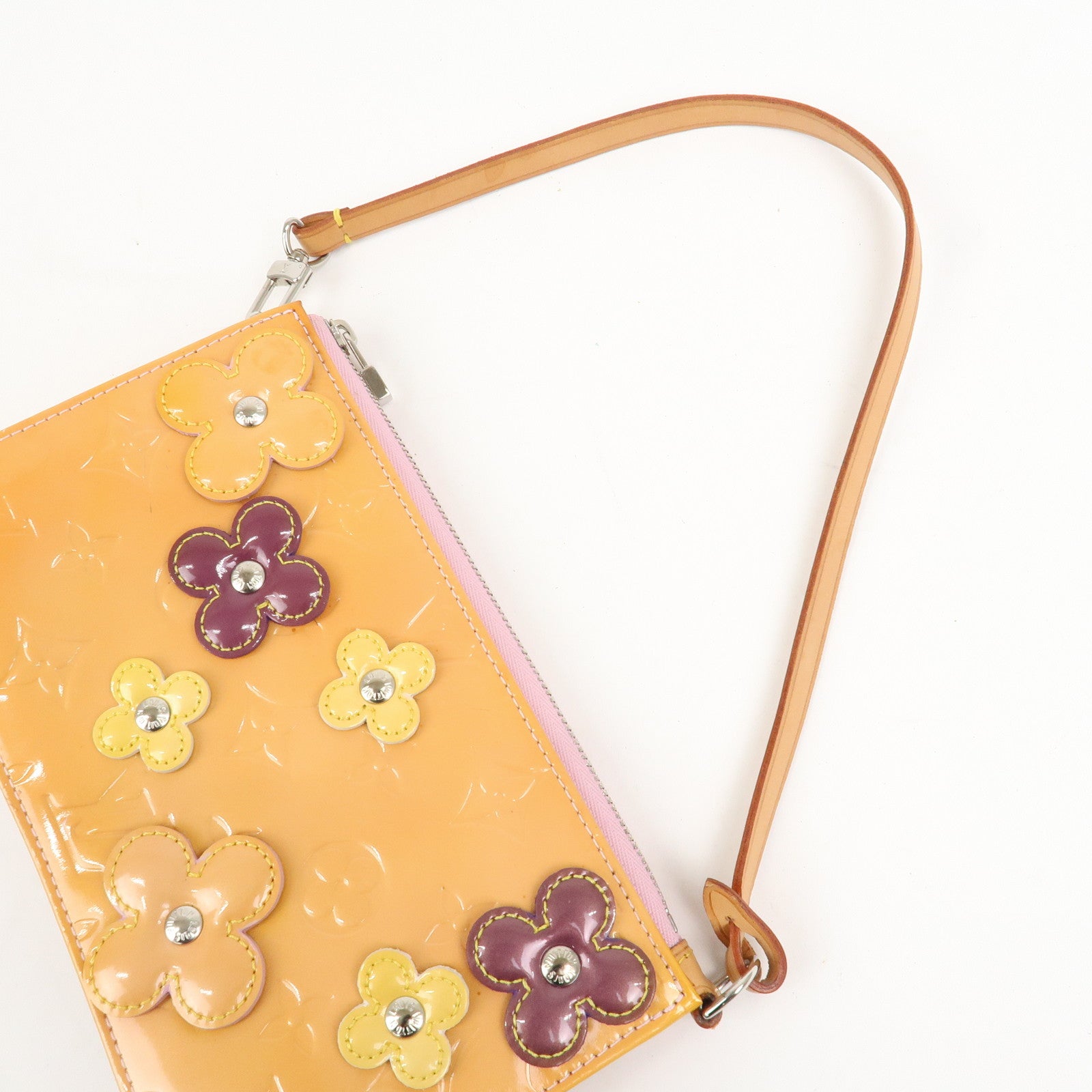 Louis Vuitton Monogram Vernis Flower Lexington Pouch M92248