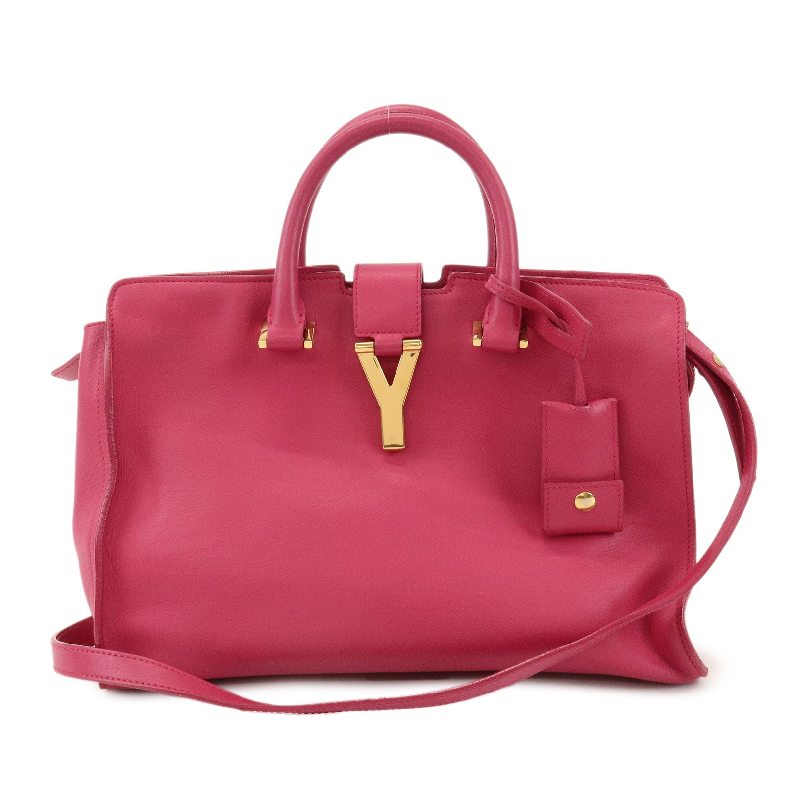 SAINT LAURENT PARIS Petit Cabas Y Line Leather 2Way Bag 311210