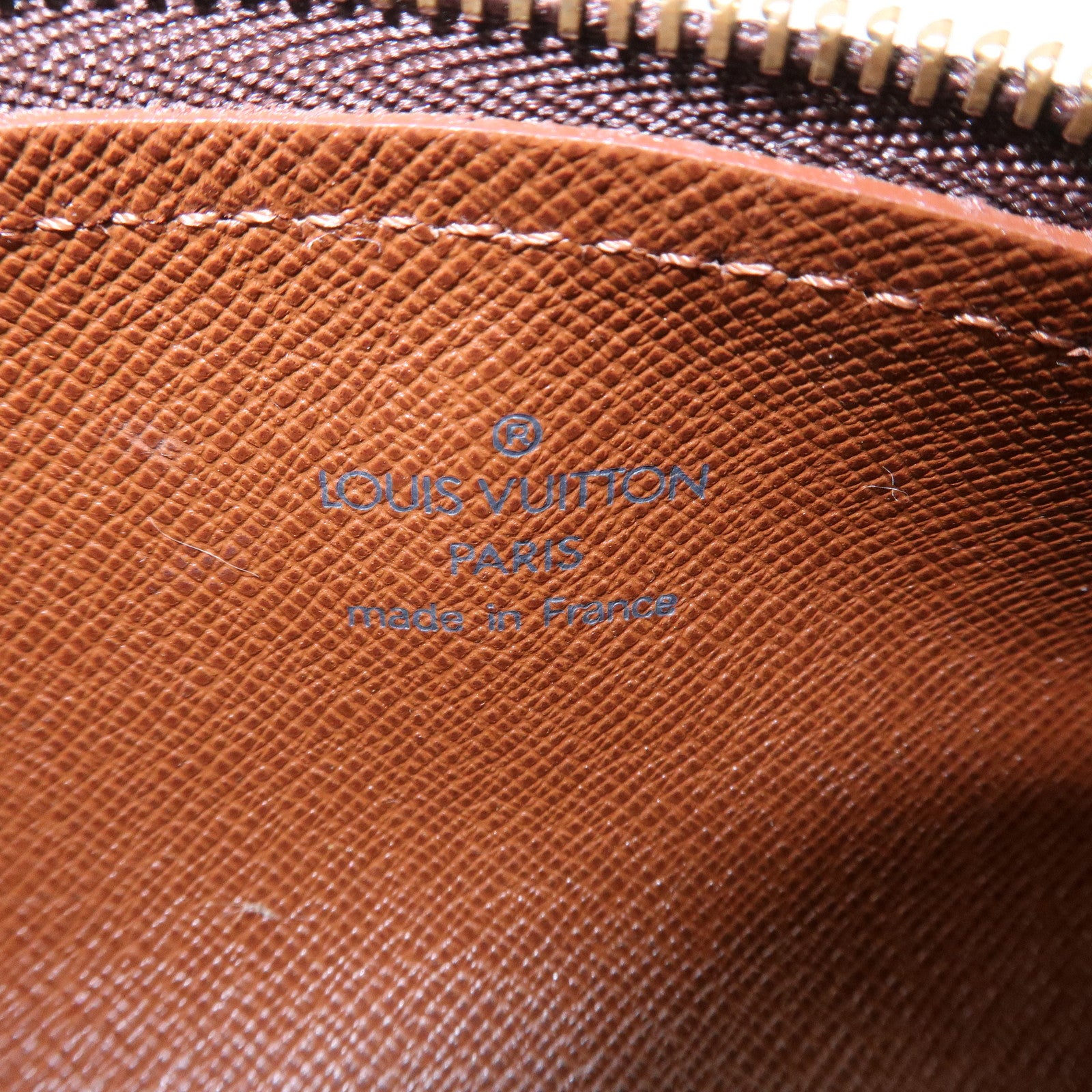 Louis Vuitton Monogram Mini Pouch for Papillon Bag Old Style Brown